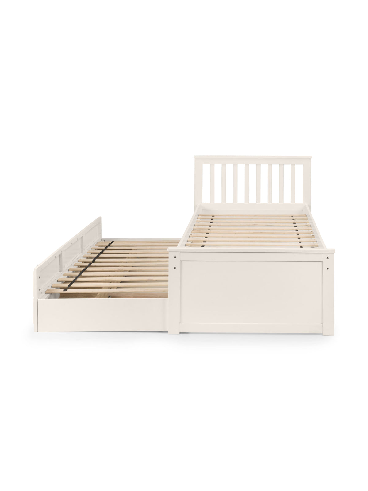 Maisie Bed With Underbed And Drawers - Surf White