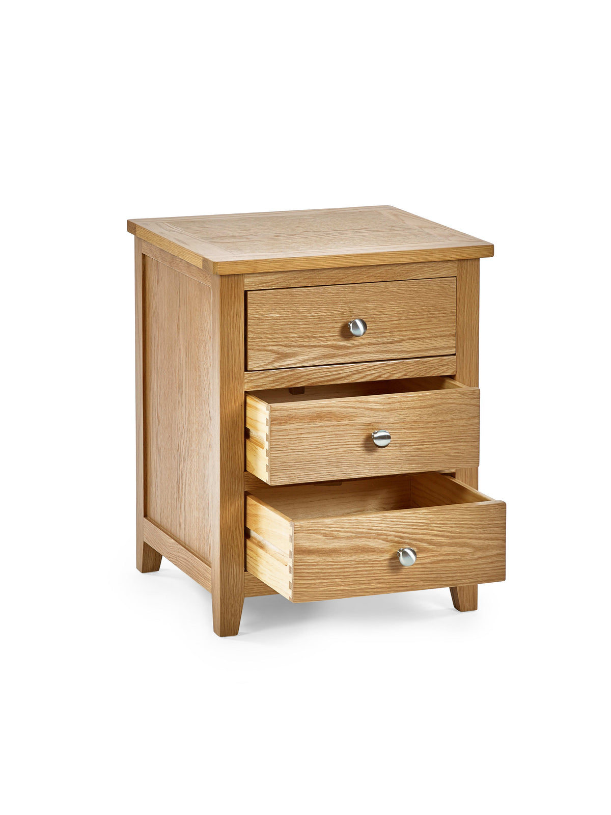 Mallory 3 Drawer Bedside