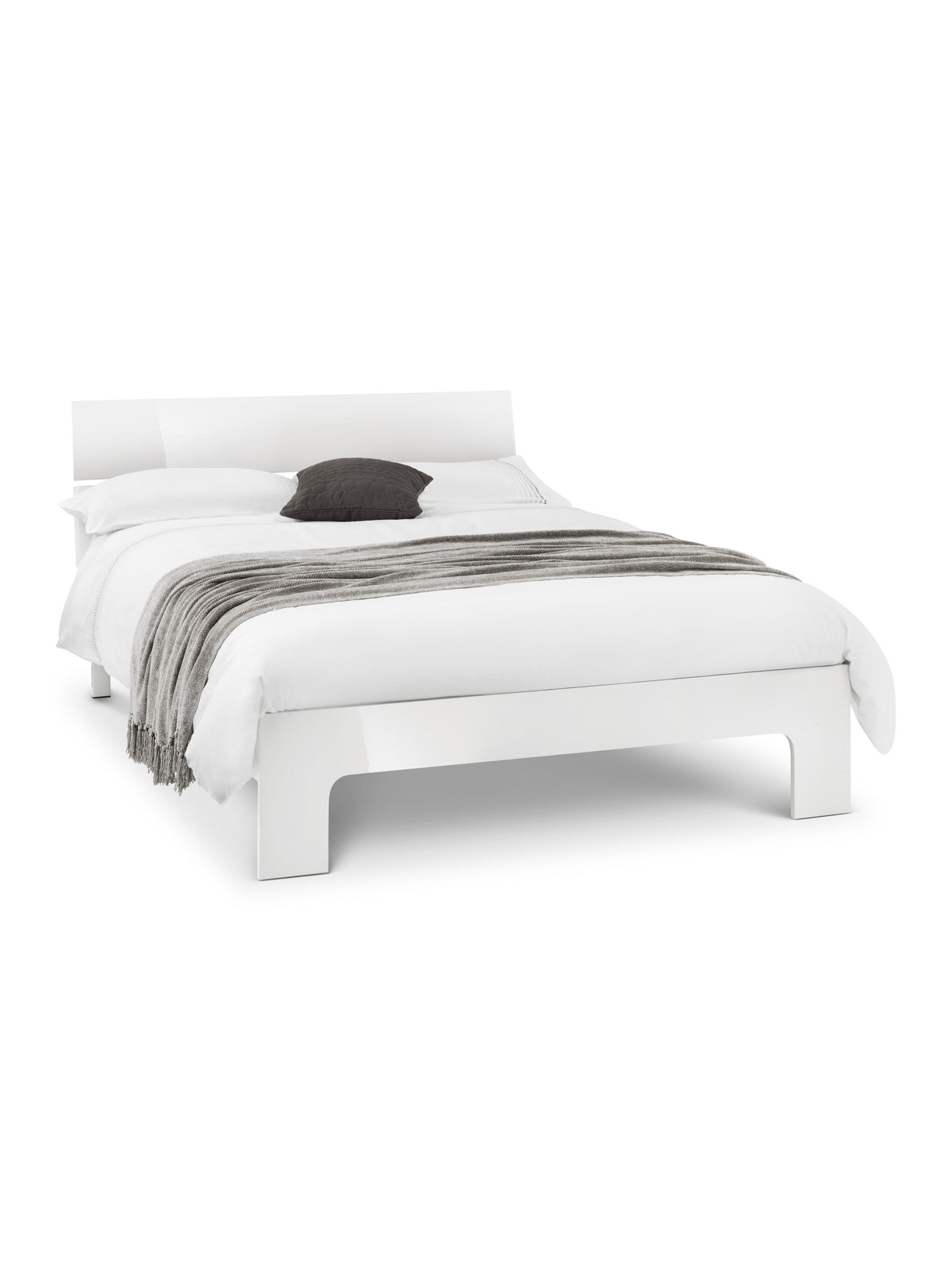 Manhattan Bed - White High Gloss