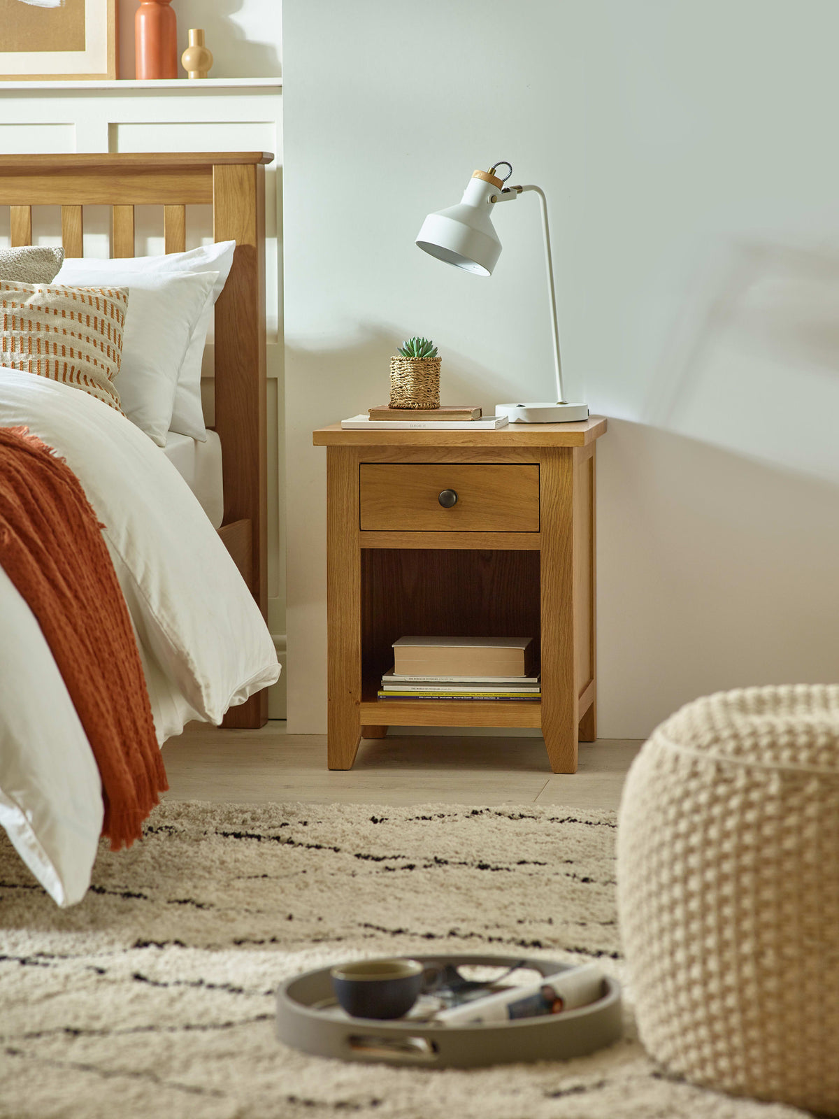 Marlborough 1 Drawer Bedside Ass