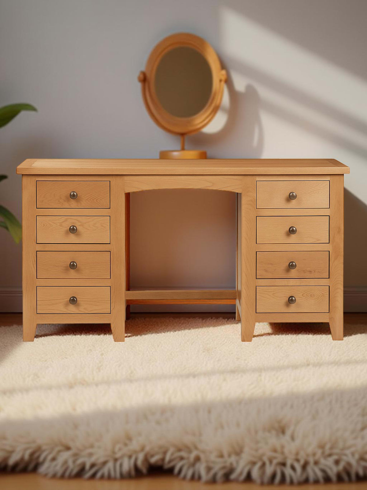 Marlborough Twin Pedestal Dressing Table Ass
