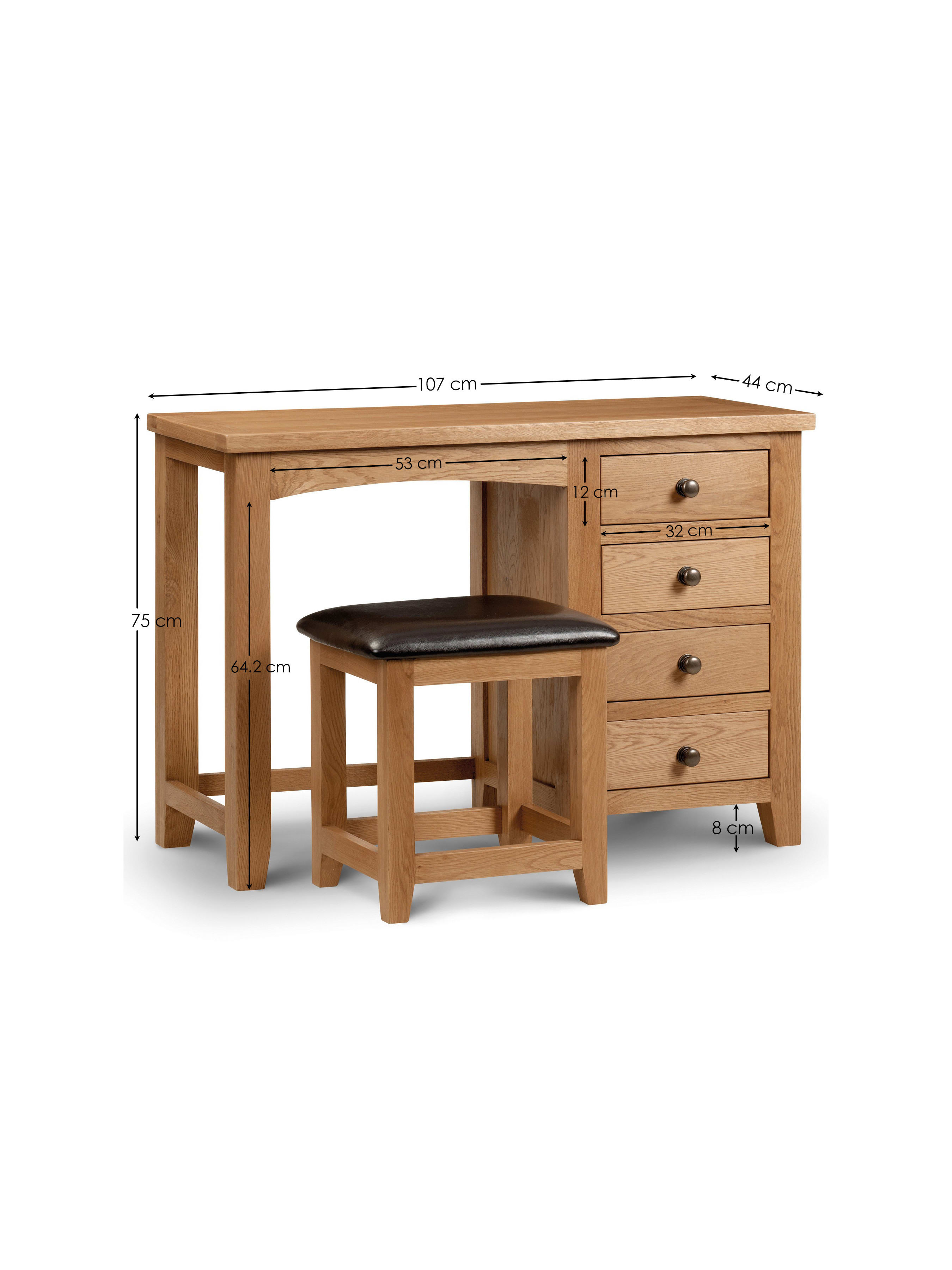 Marlborough Dressing Table and Stool – Oak