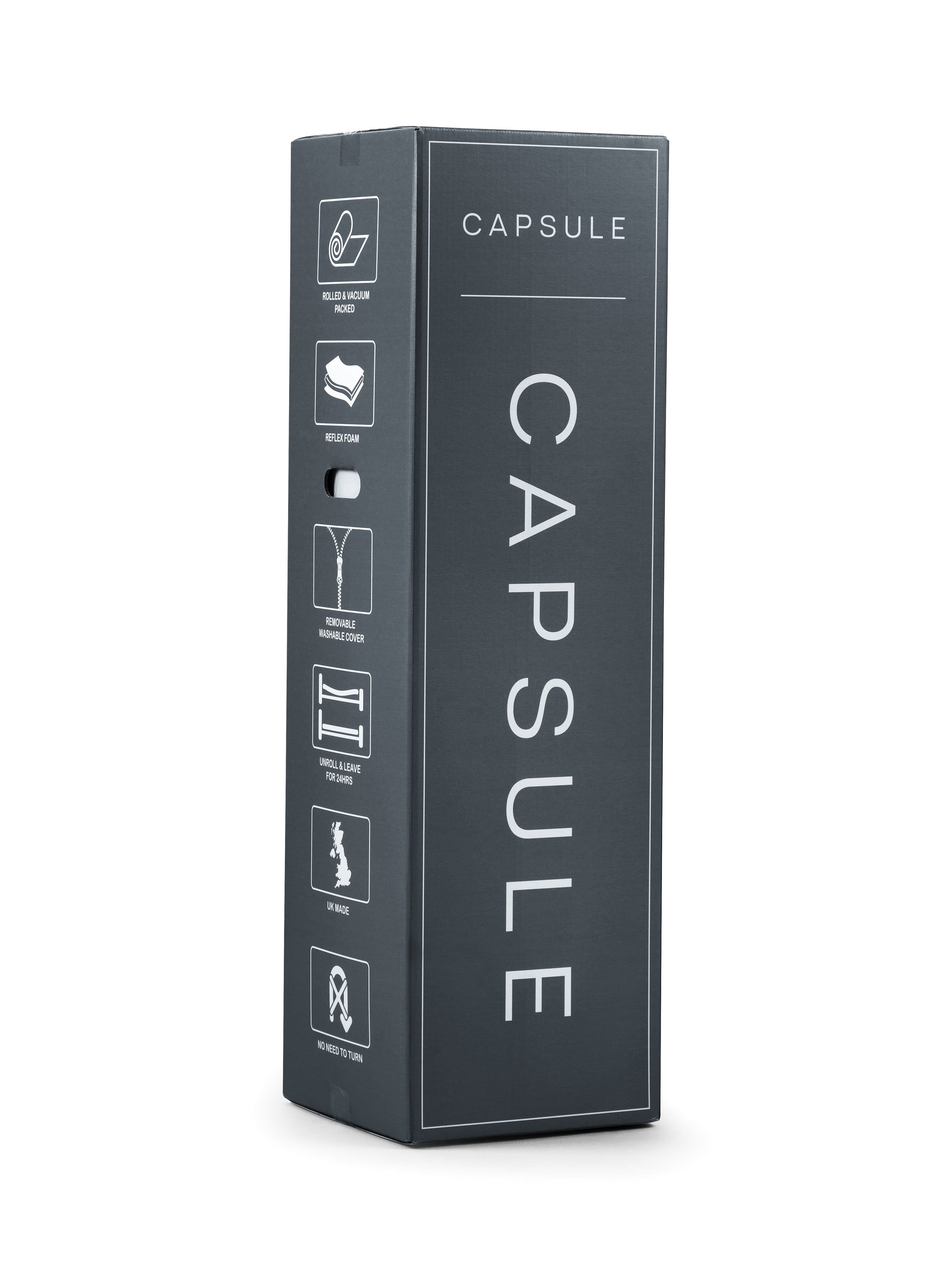 Capsule Reflex Roll-Up Mattress – White