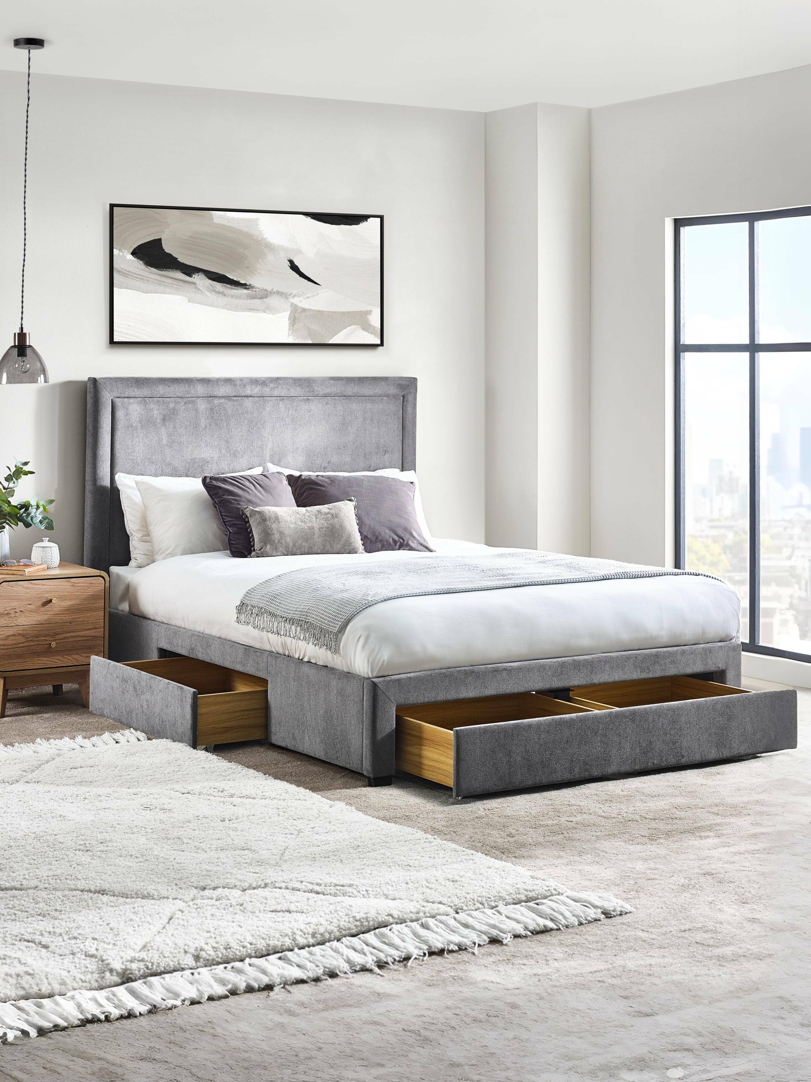 Mayfair 4 Drawer Storage Bed – Julian Bowen, view 2