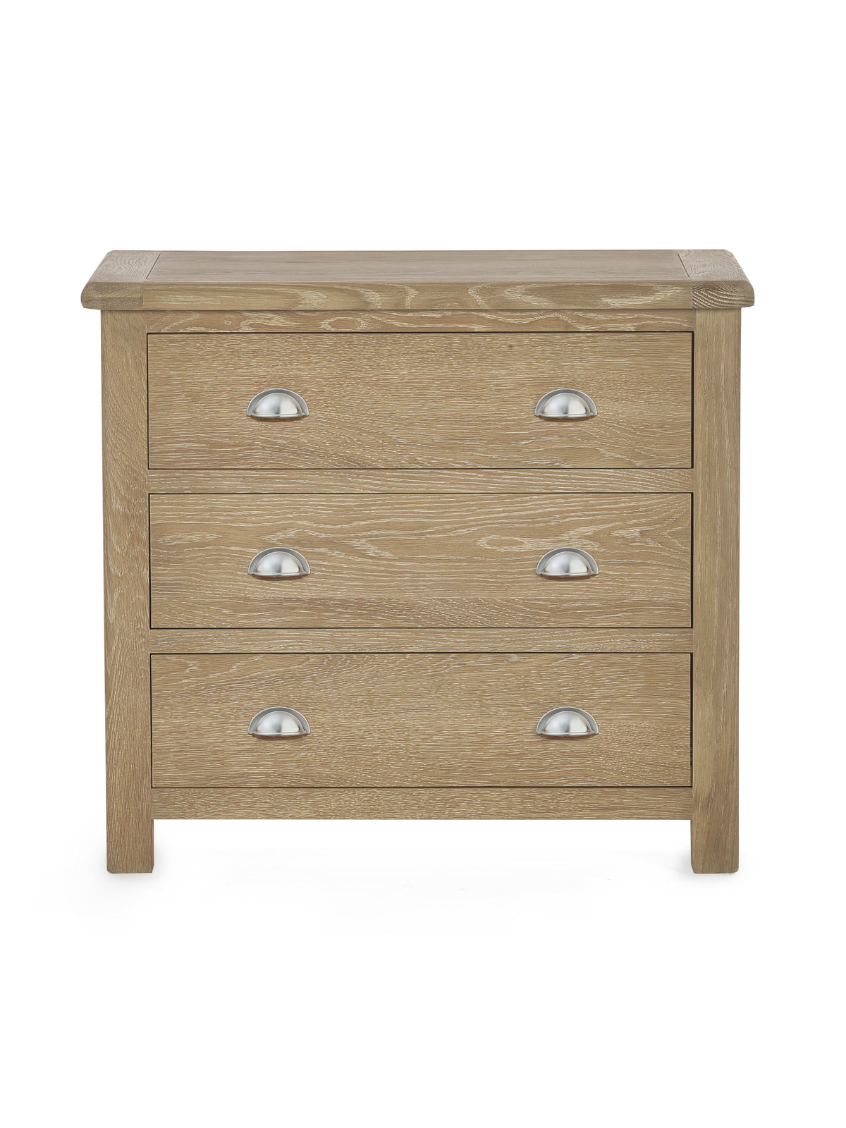 Memphis Limed Oak 3 Drawer Chest
