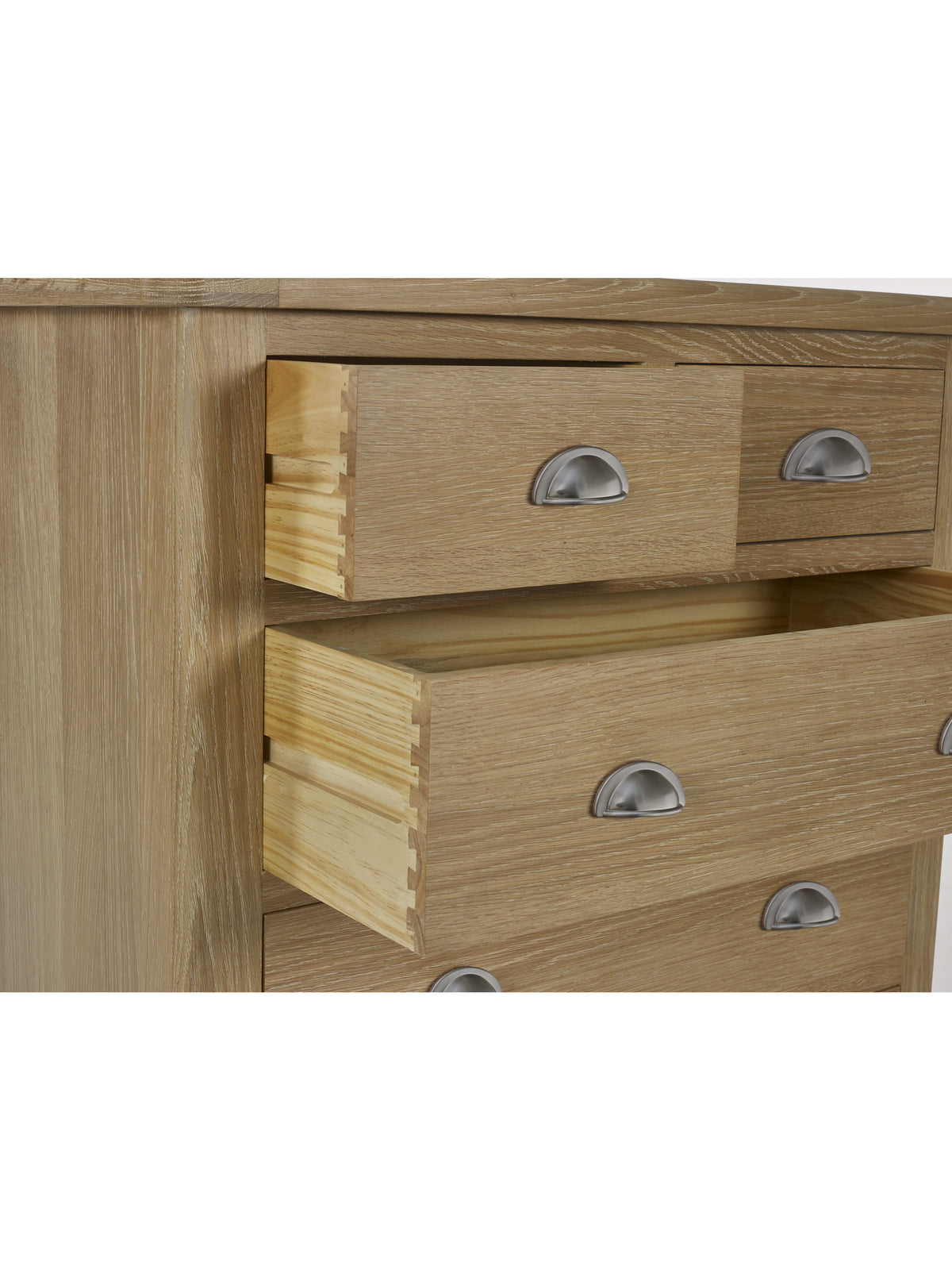 Memphis Limed Oak 3 + 2 Drawer Chest