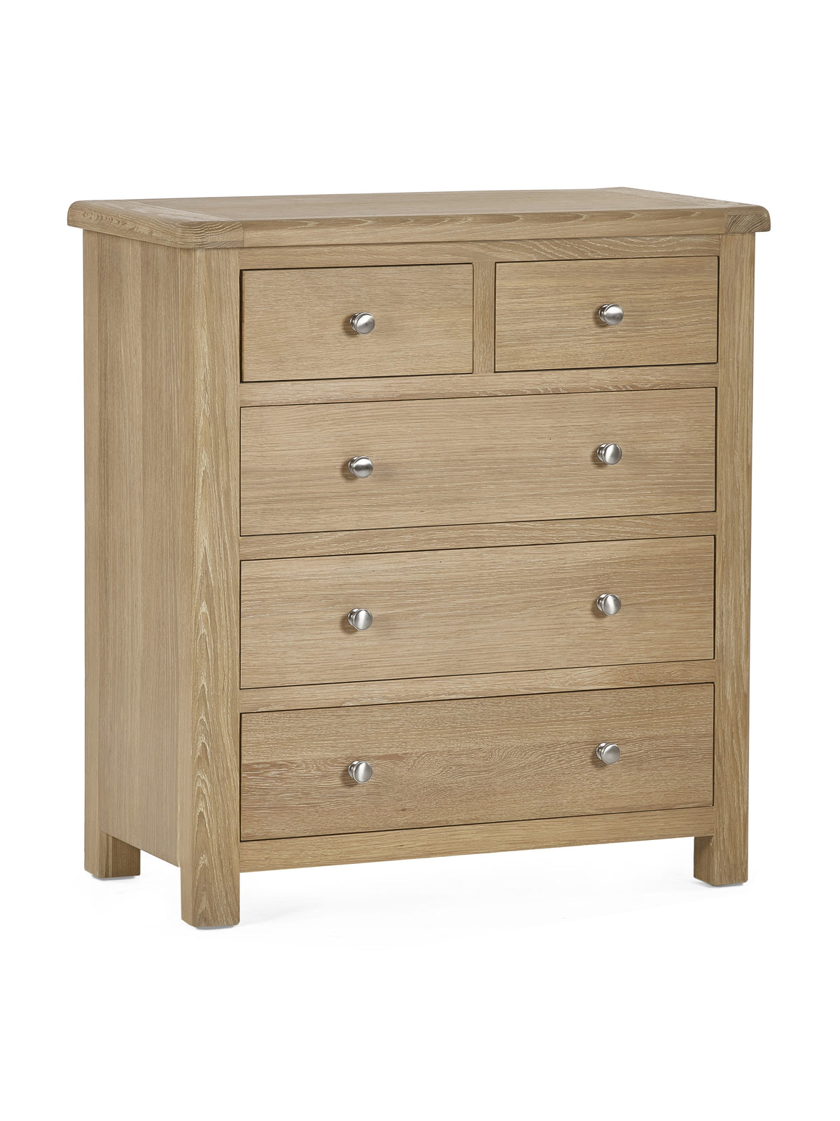 Memphis Limed Oak 3 + 2 Drawer Chest