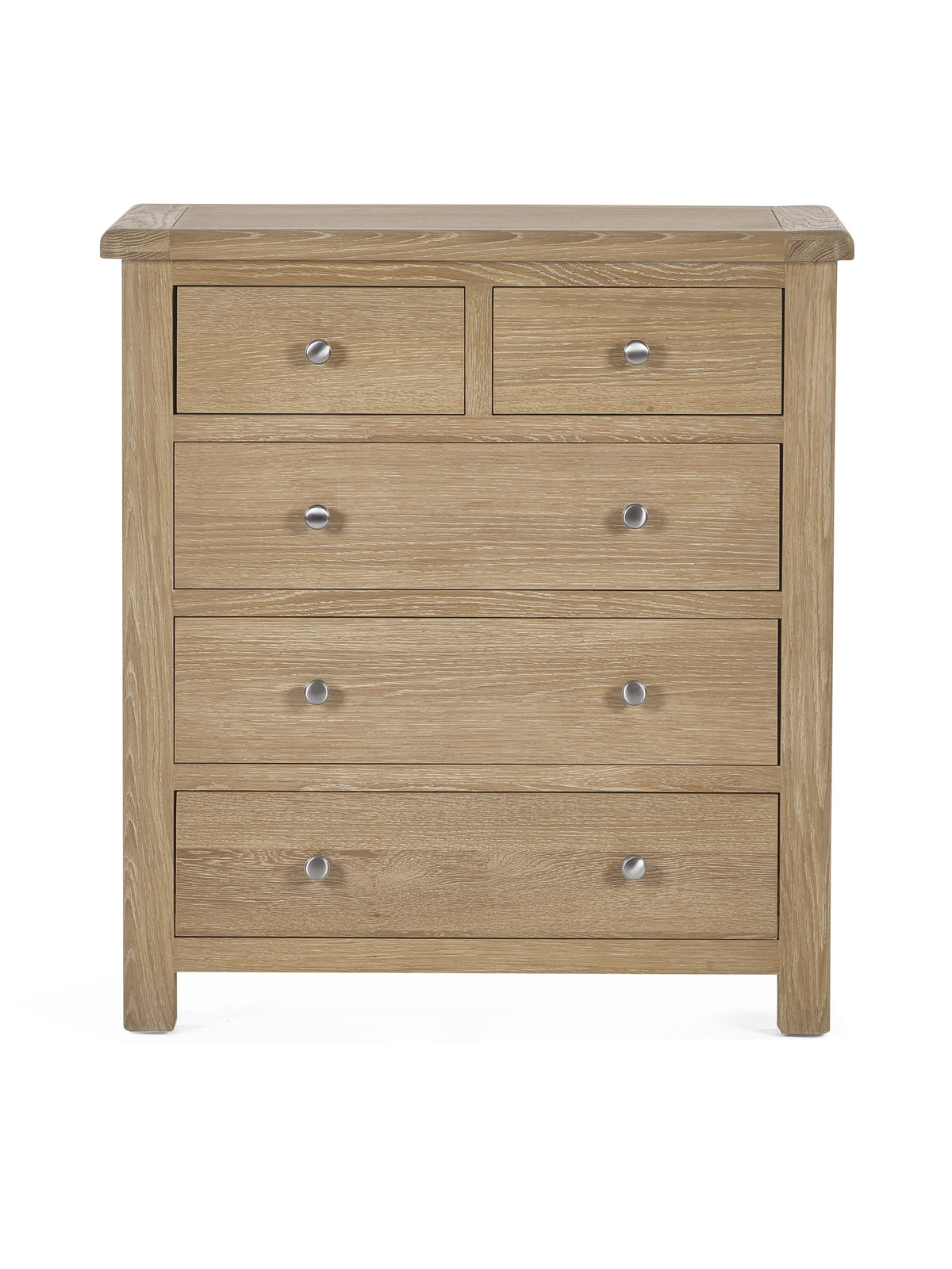Memphis Limed Oak 3 + 2 Drawer Chest