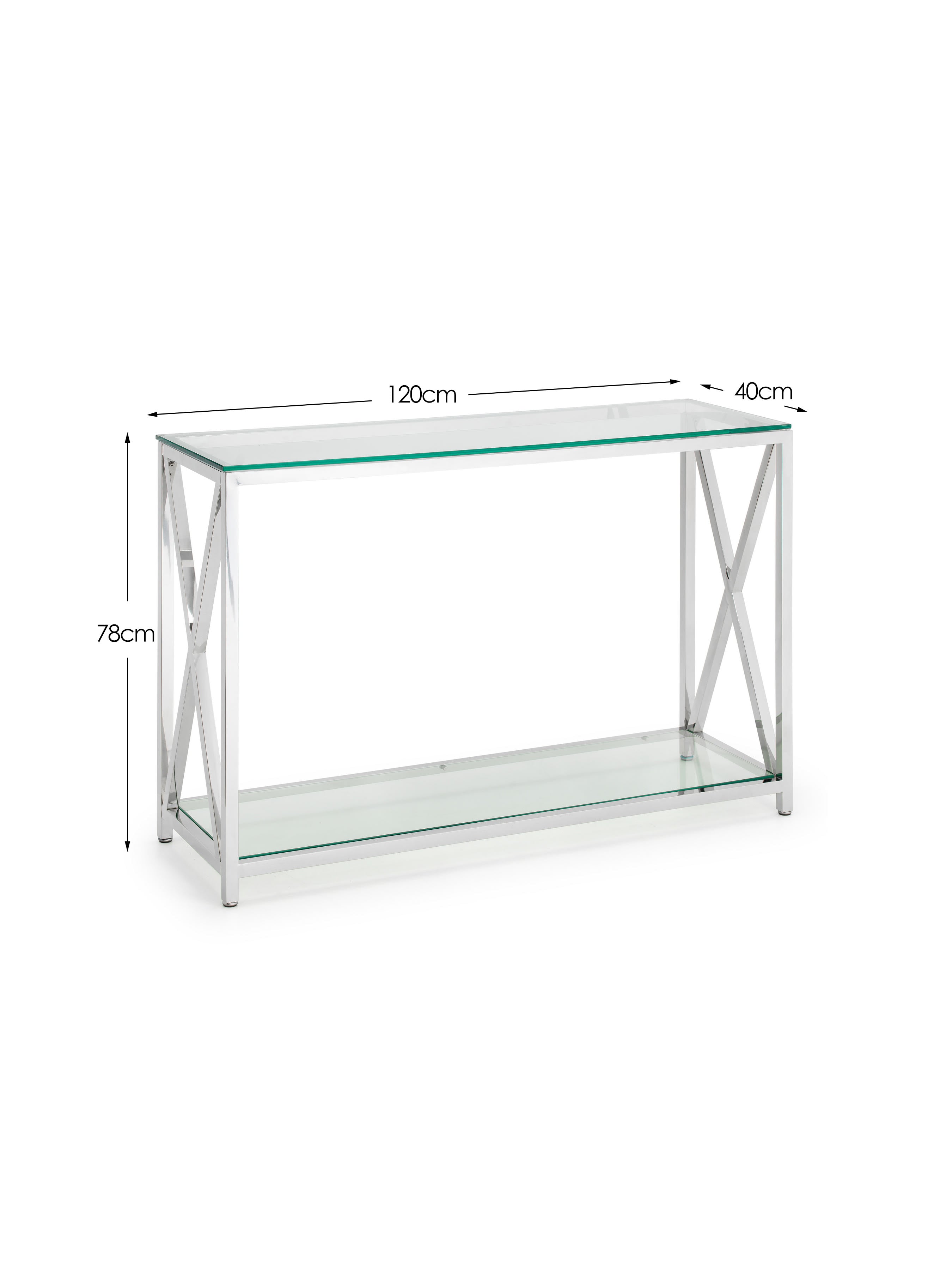 Miami Console Table – Silver