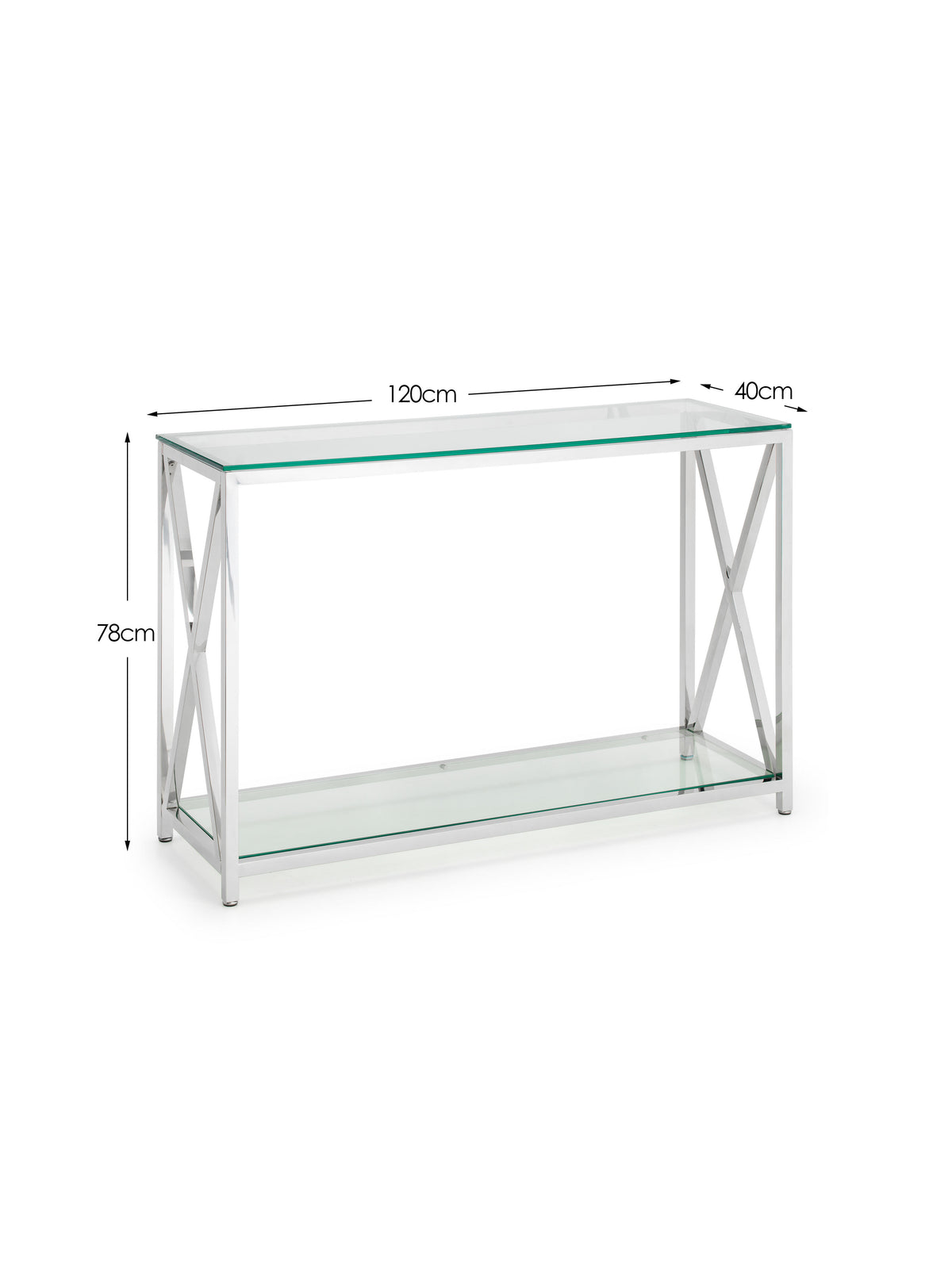 Miami Console Table – Silver