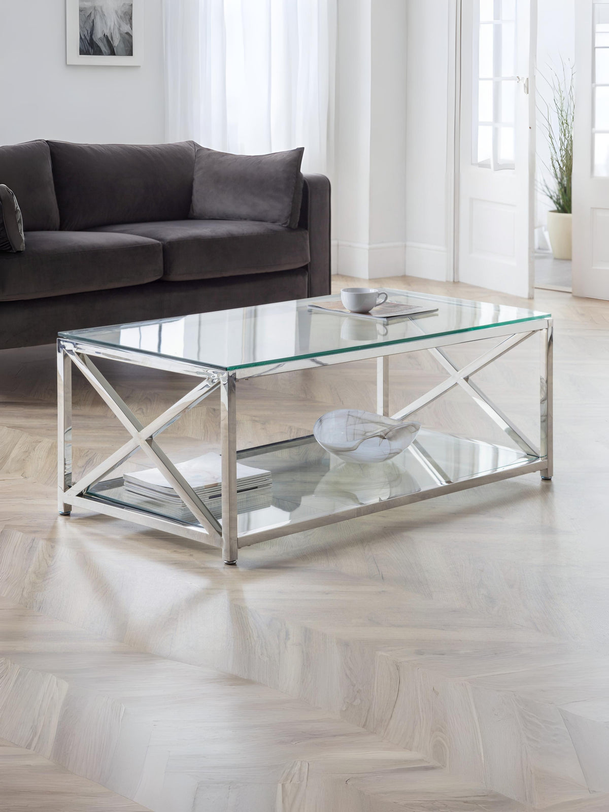 Miami Coffee Table - Silver