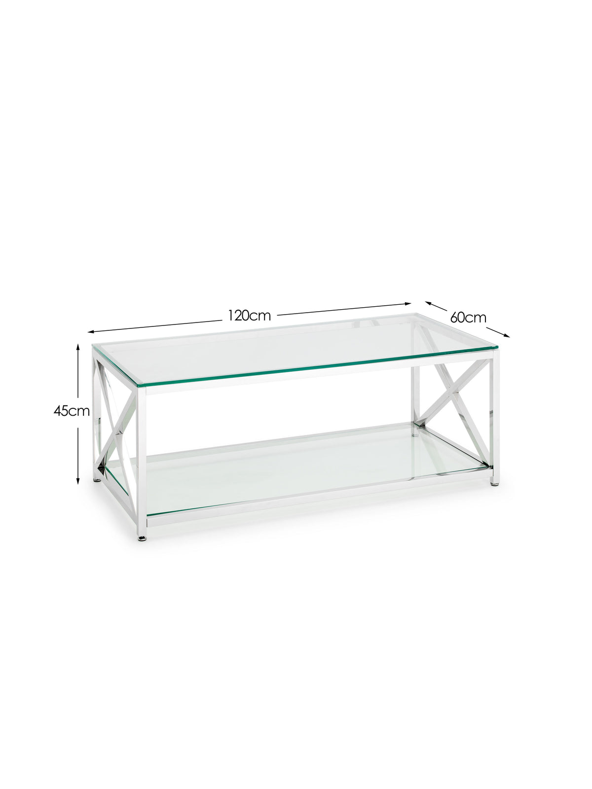 Miami Coffee Table - Silver