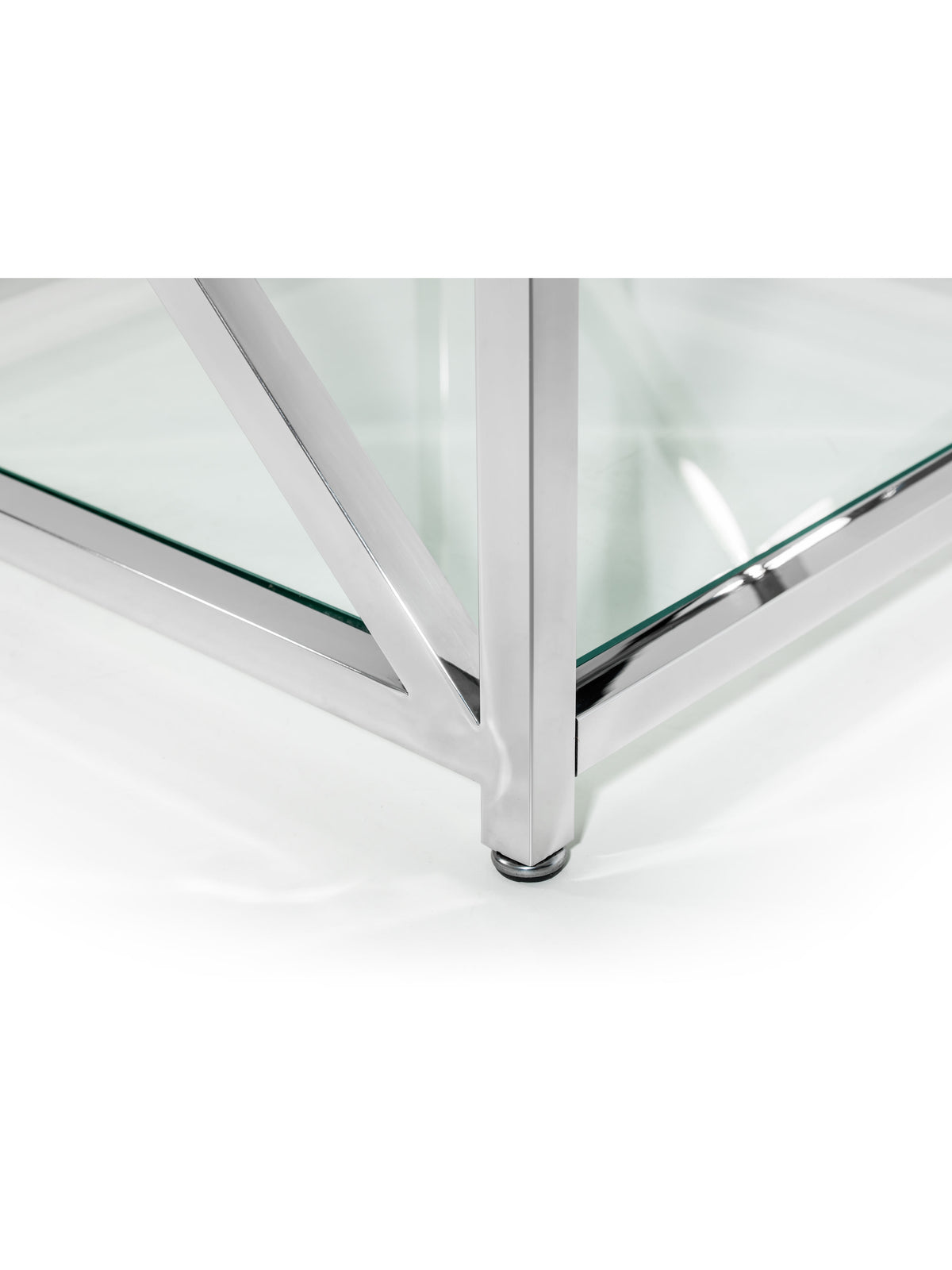 Miami Lamp Table - Silver