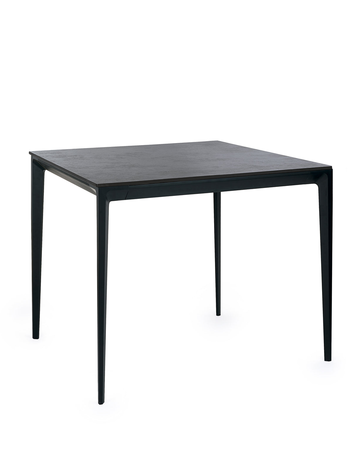 Miami Square Stone Top Dining Table - Slate Grey