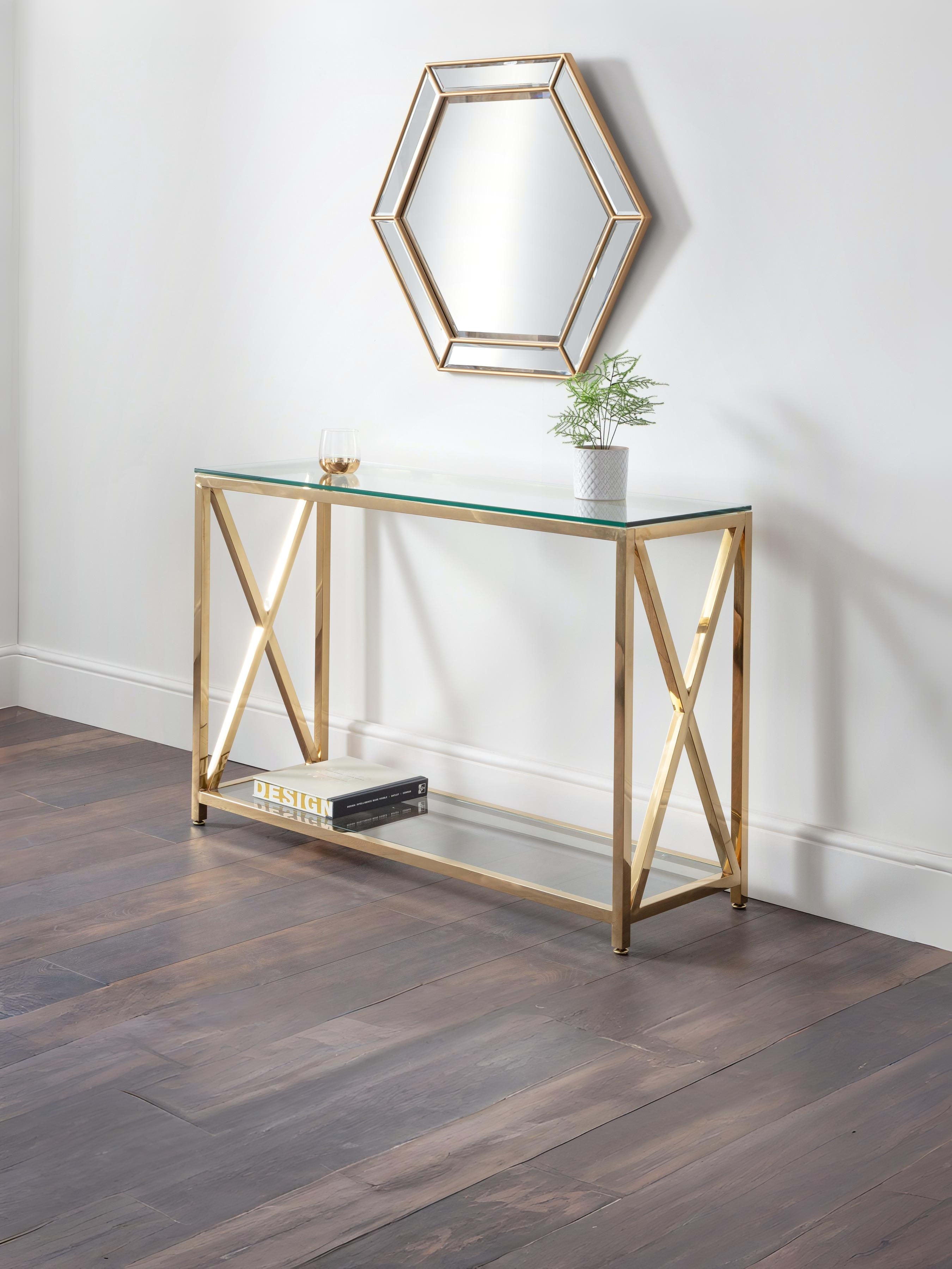 Miami Console Table – Gold
