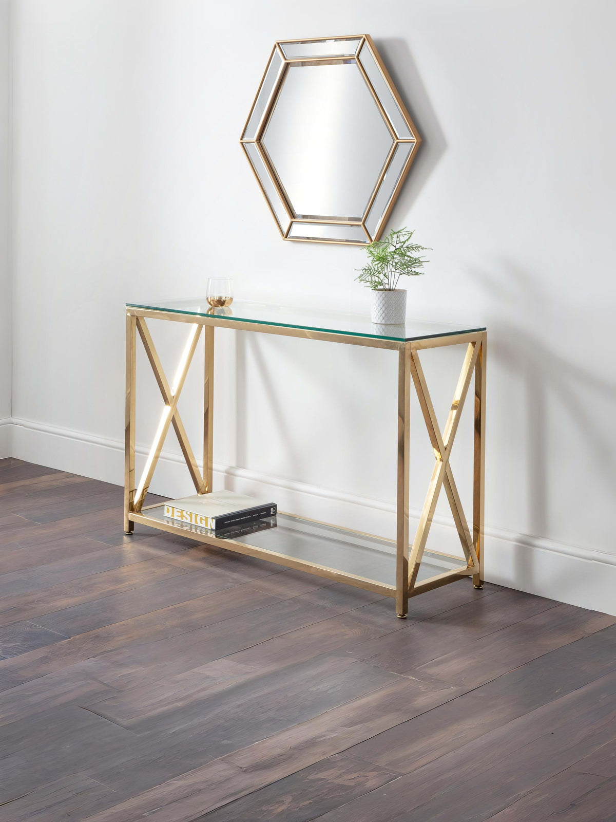 Miami Console Table – Gold