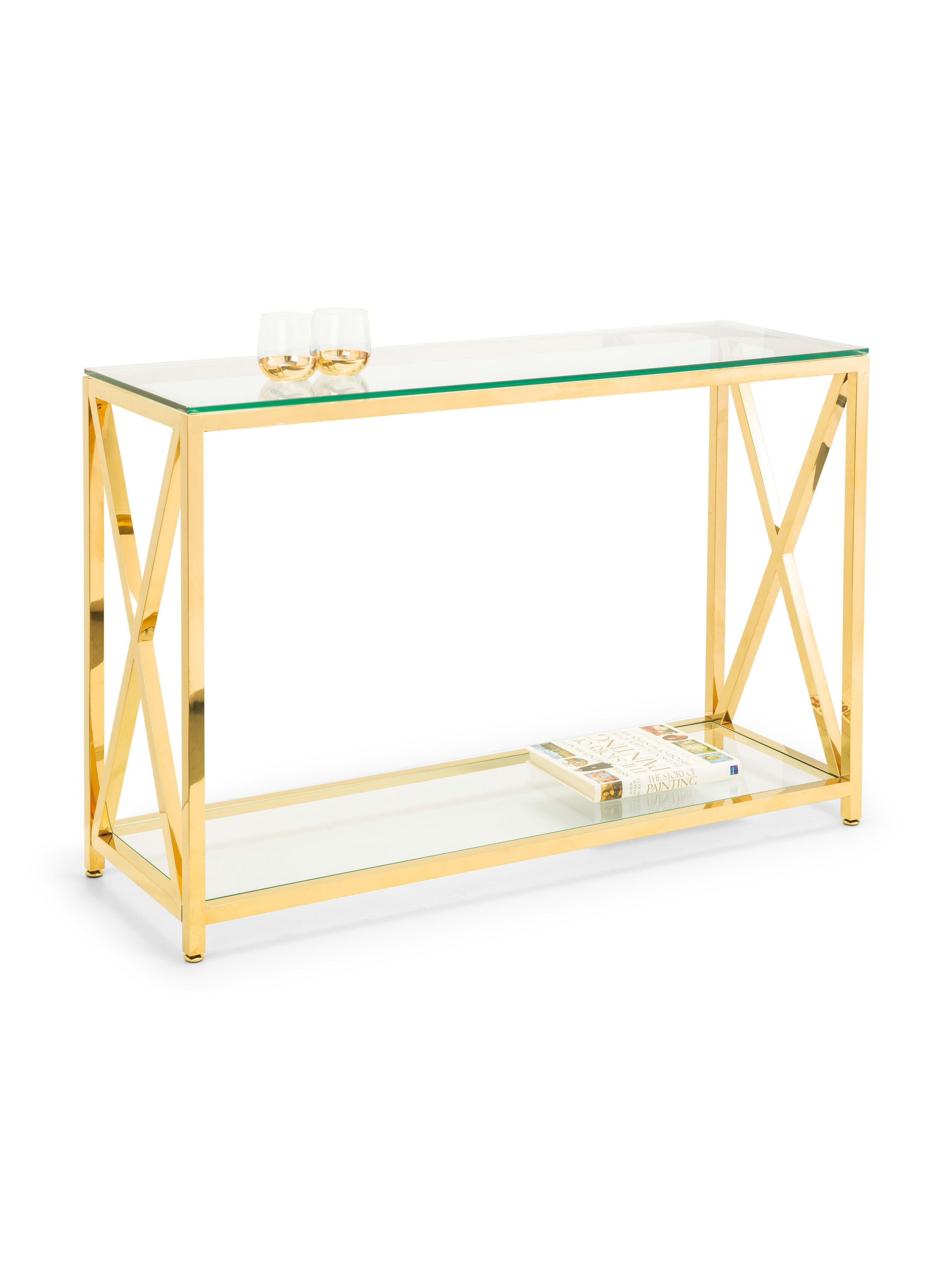 Miami Console Table – Gold