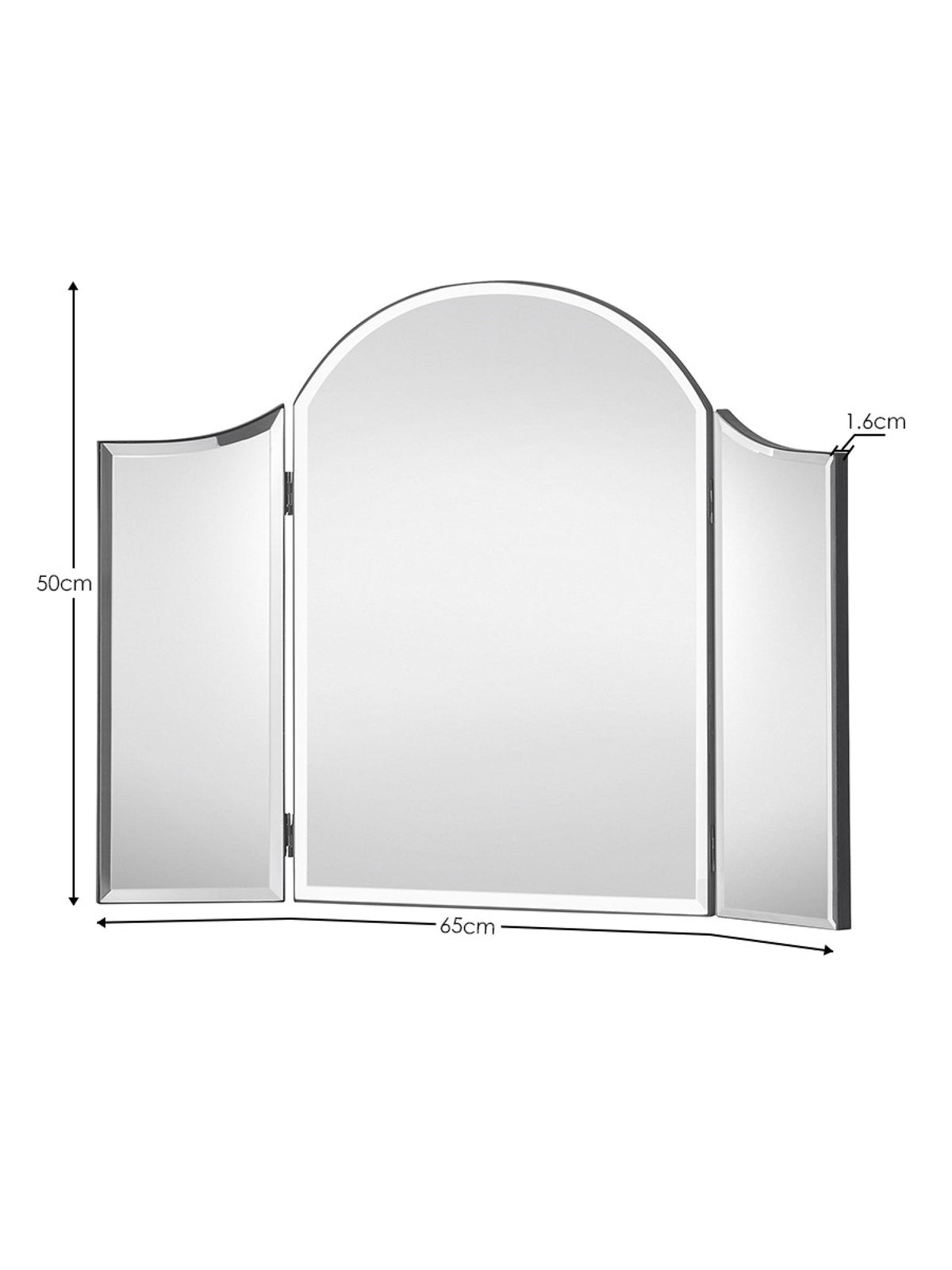 Canto Curved Dressing Table Mirror