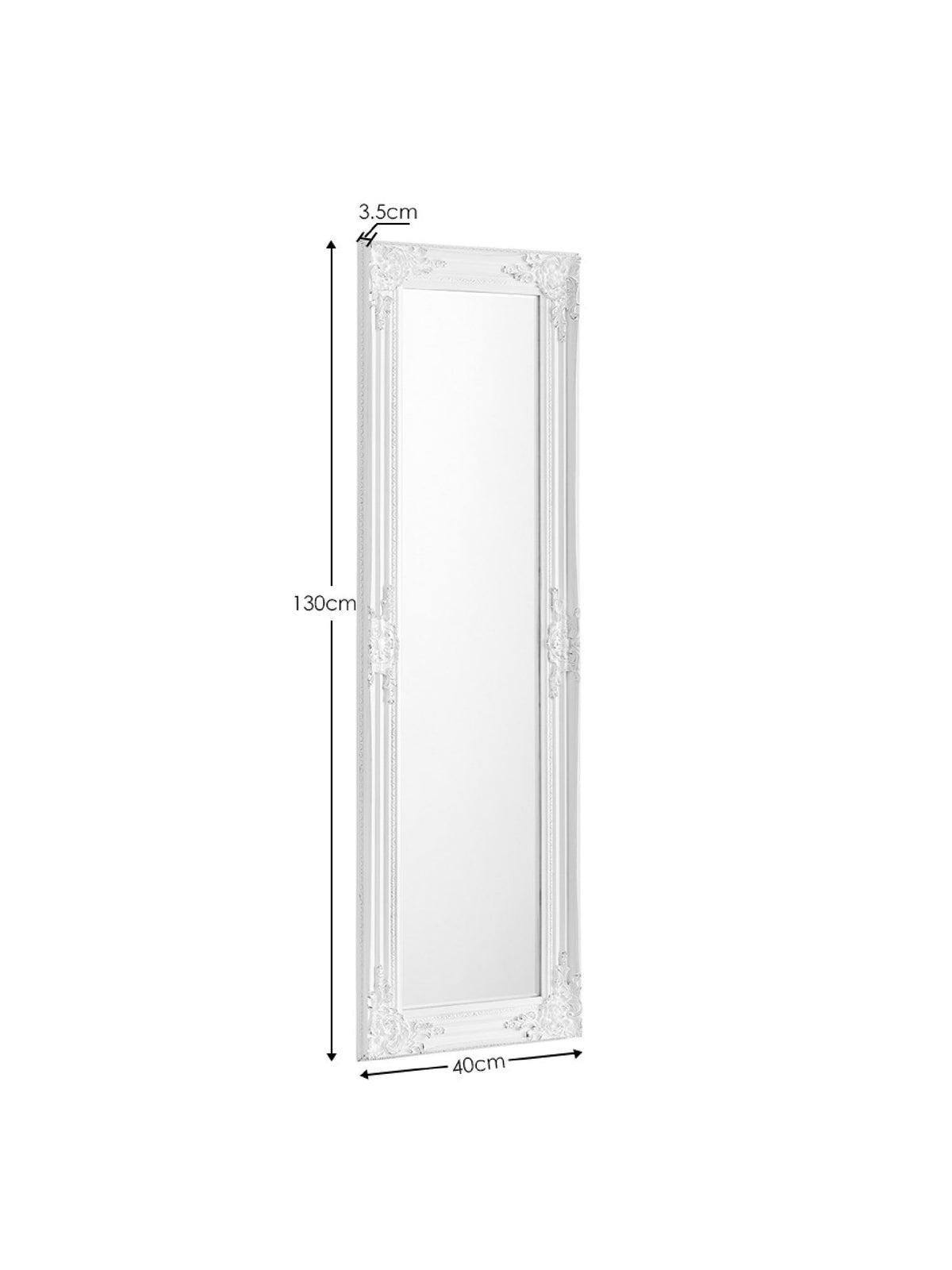 Palais White Dress Mirror
