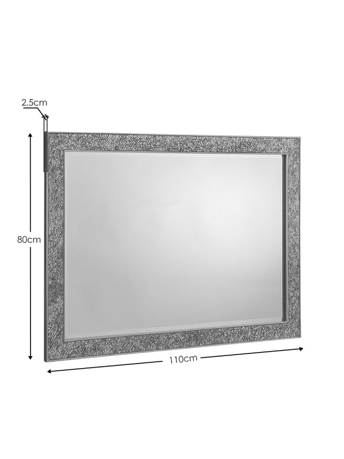 Staccato Fragment Wall Mirror