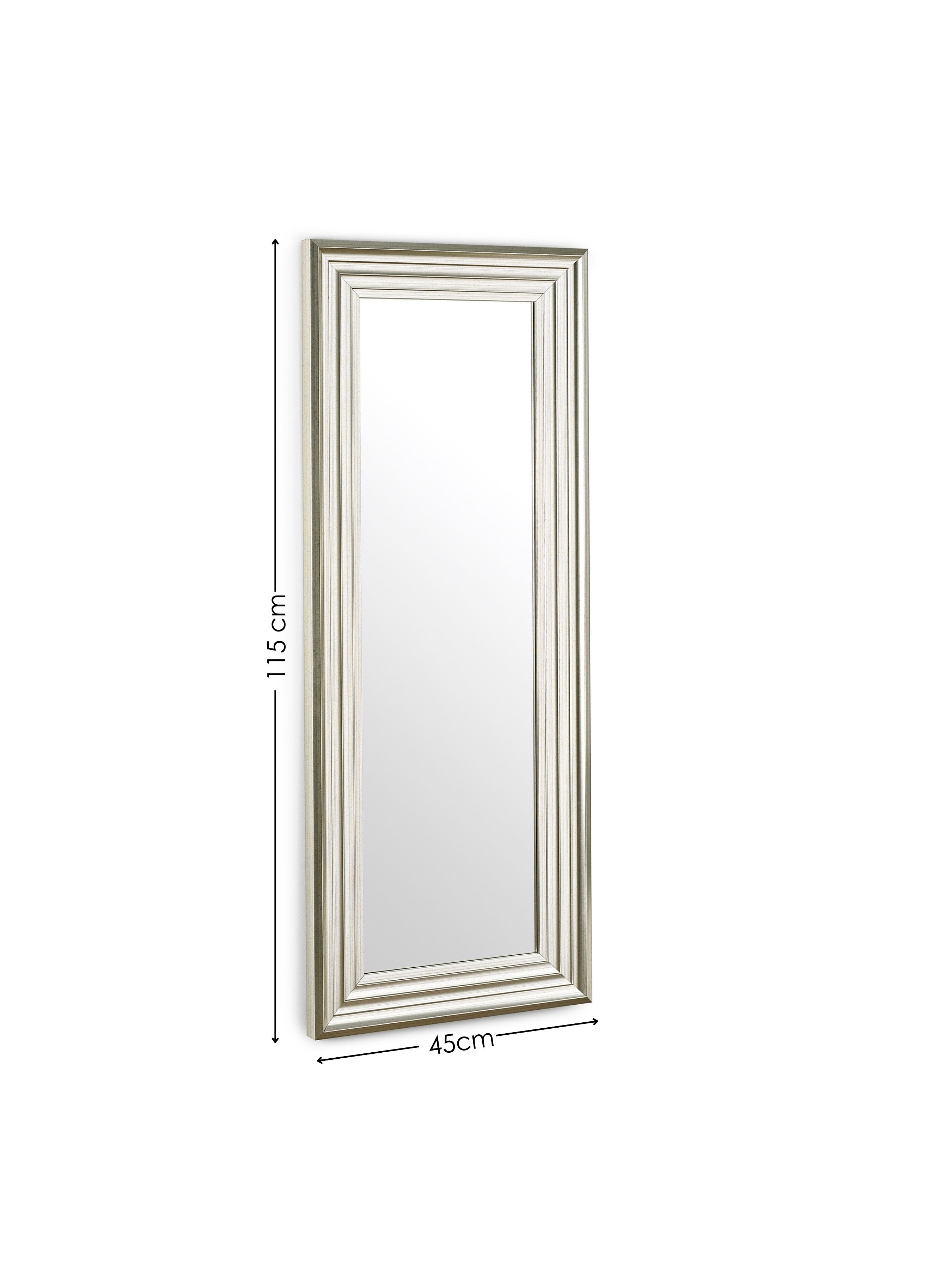 Tokyo Pewter Tall Rectangular Dressing Mirror