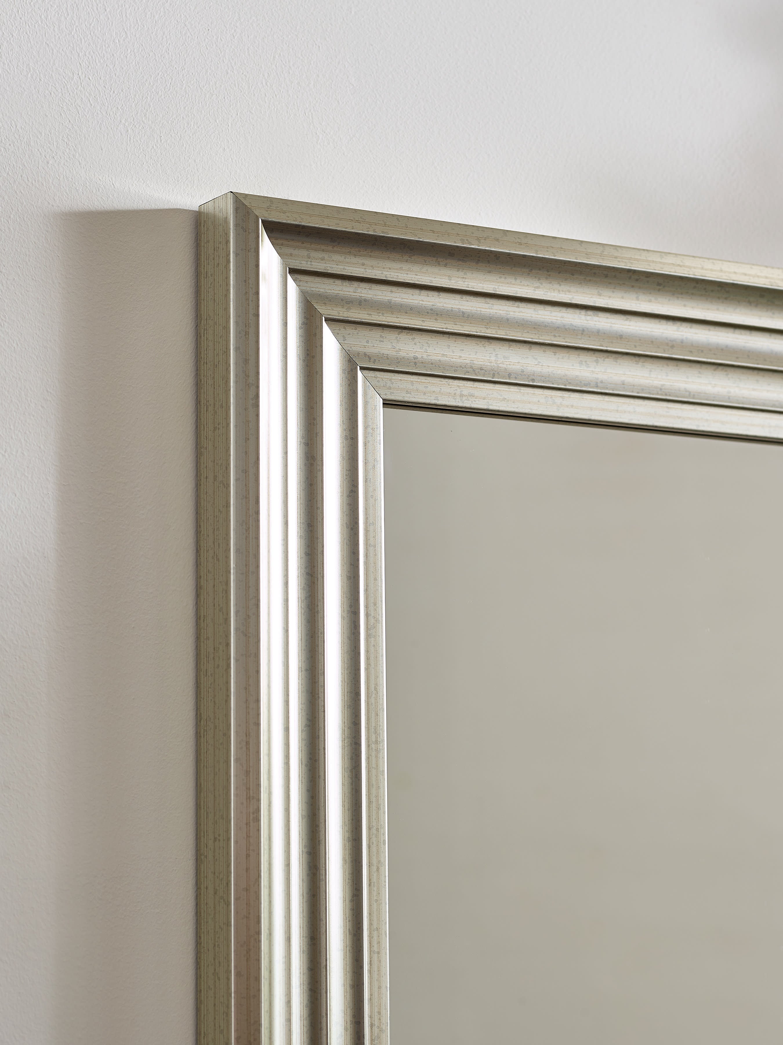 Tokyo Pewter Rectangular Wall Mirror