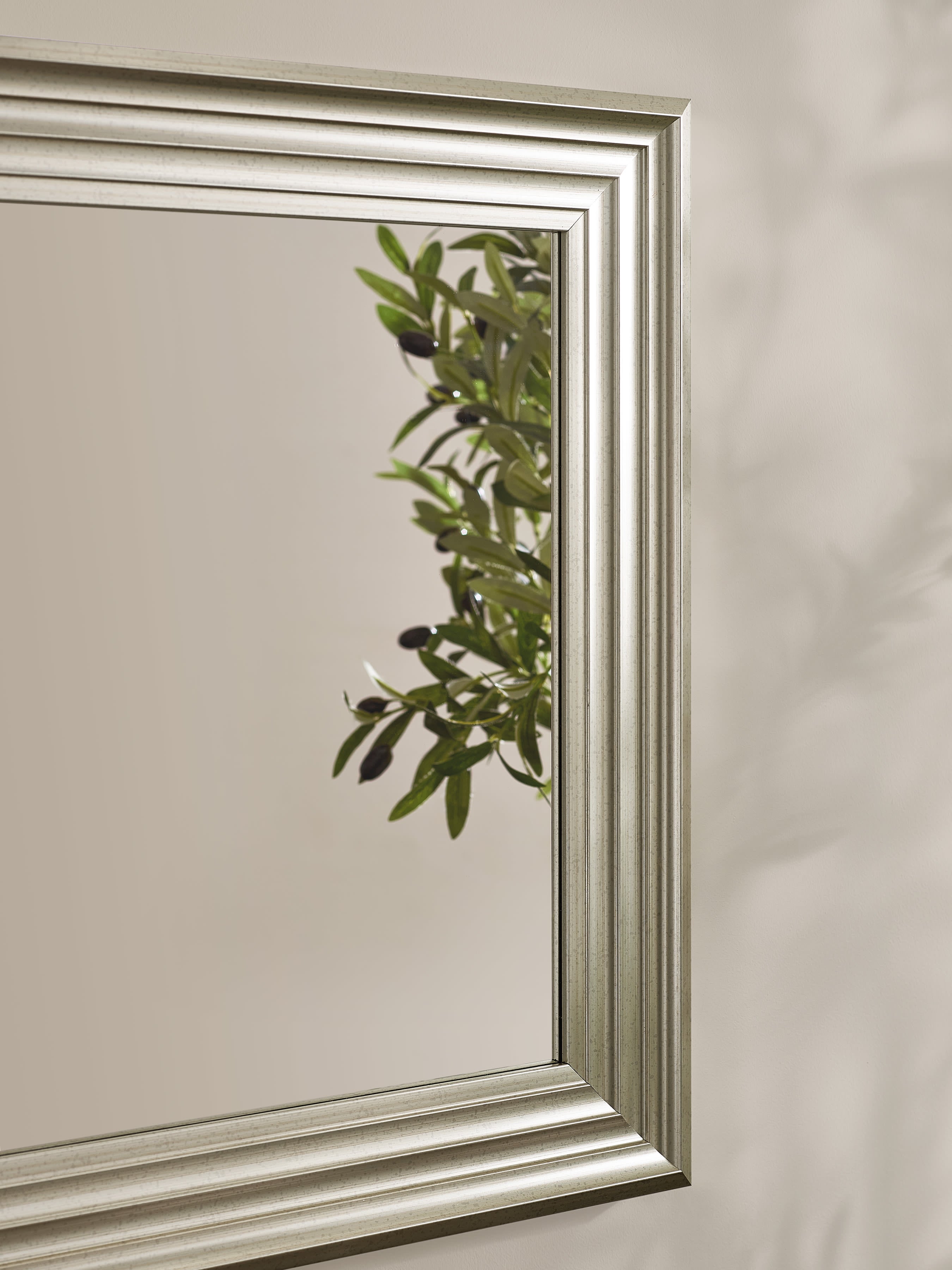Tokyo Pewter Rectangular Wall Mirror