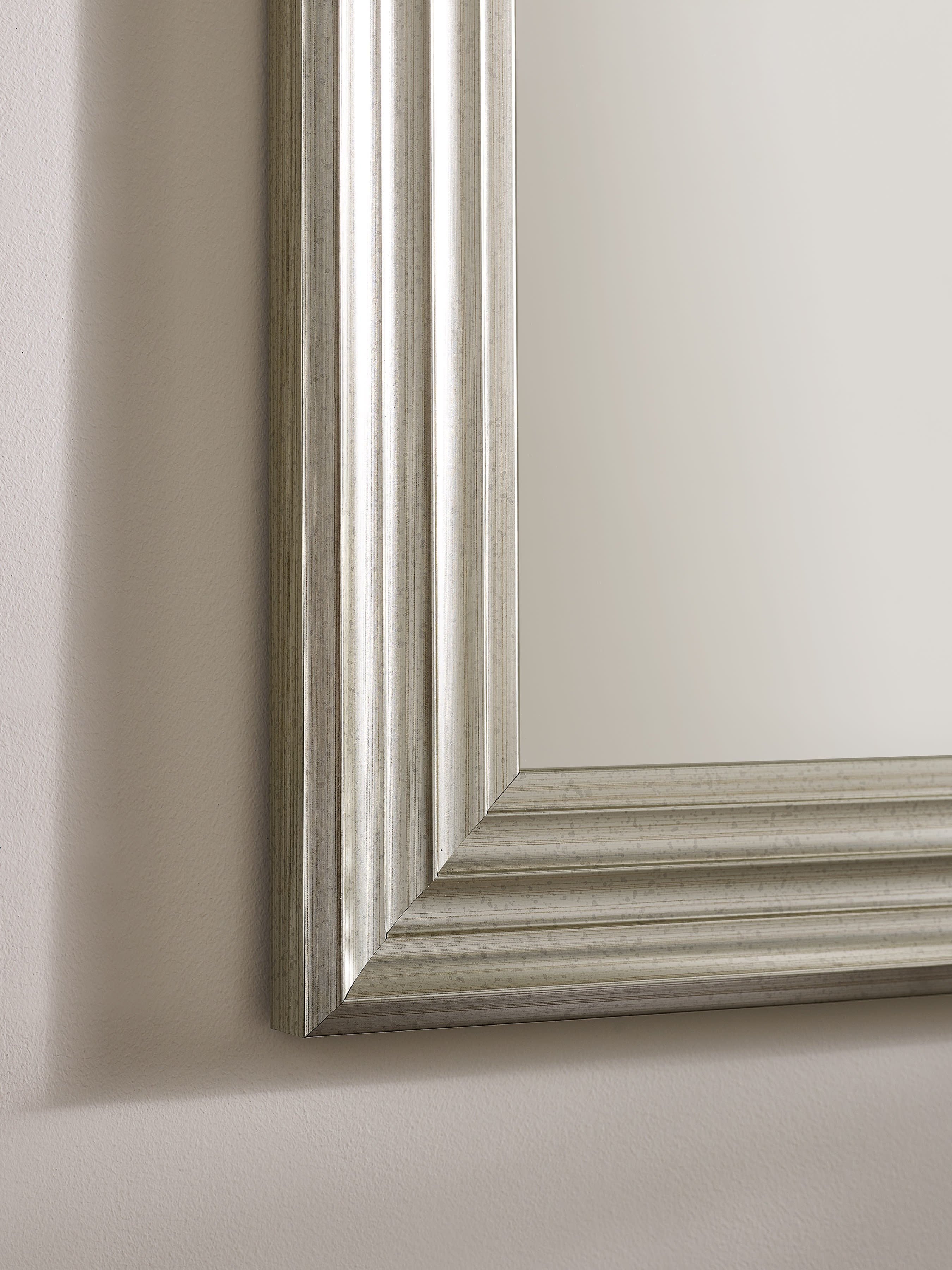 Tokyo Pewter Rectangular Wall Mirror