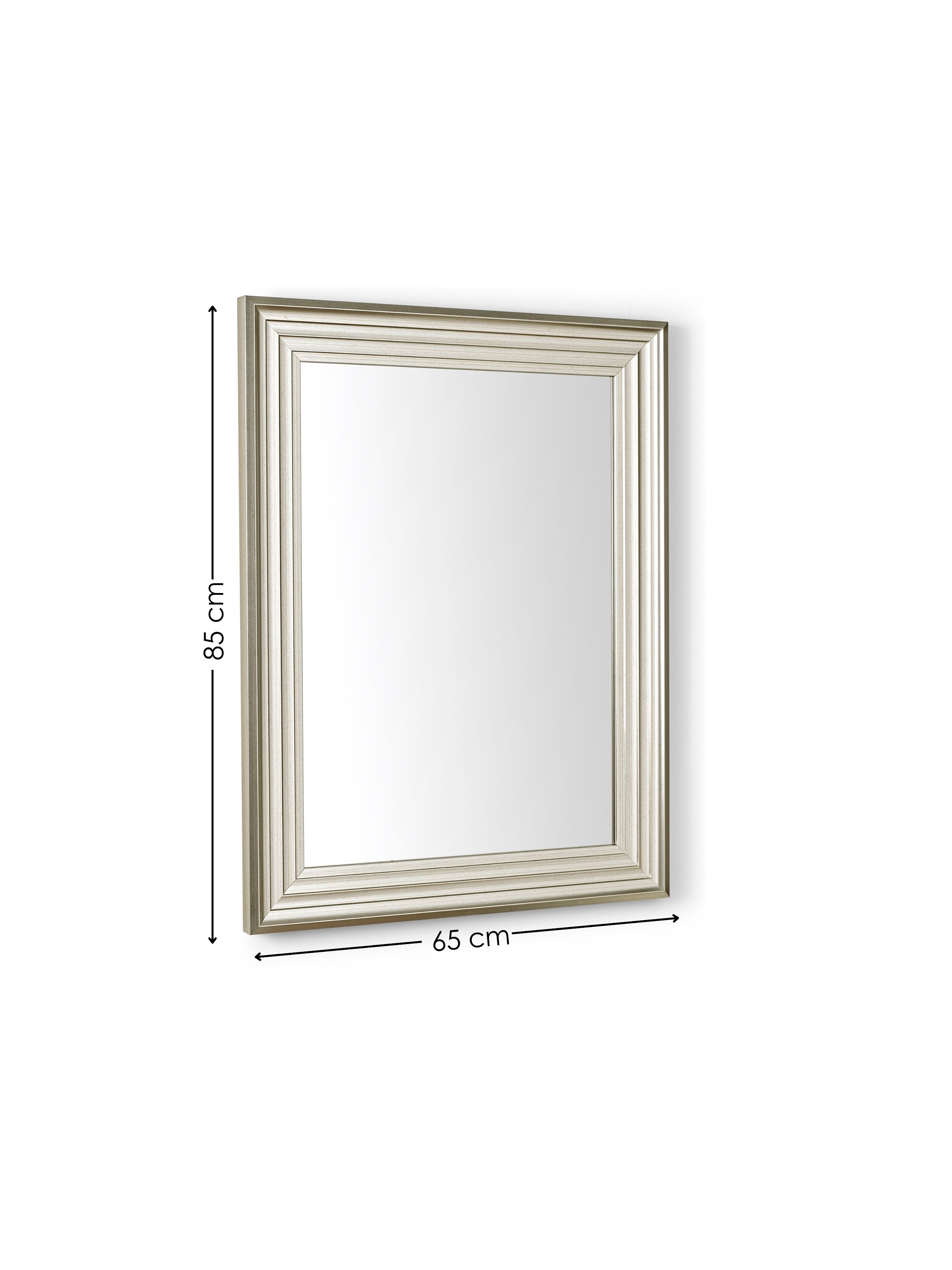Tokyo Pewter Rectangular Wall Mirror