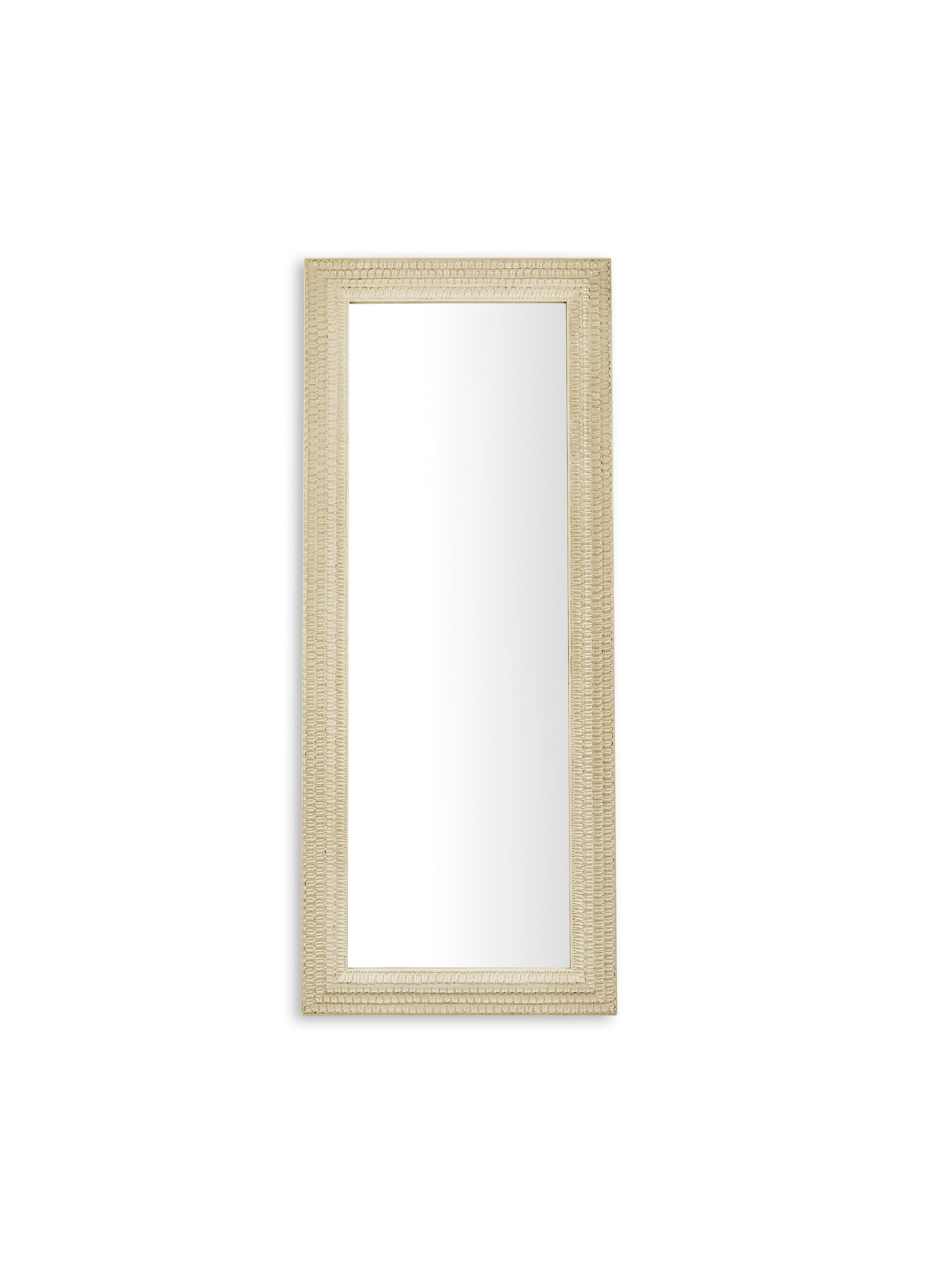 Alanis Rectangular Lean to Dress Mirror – White