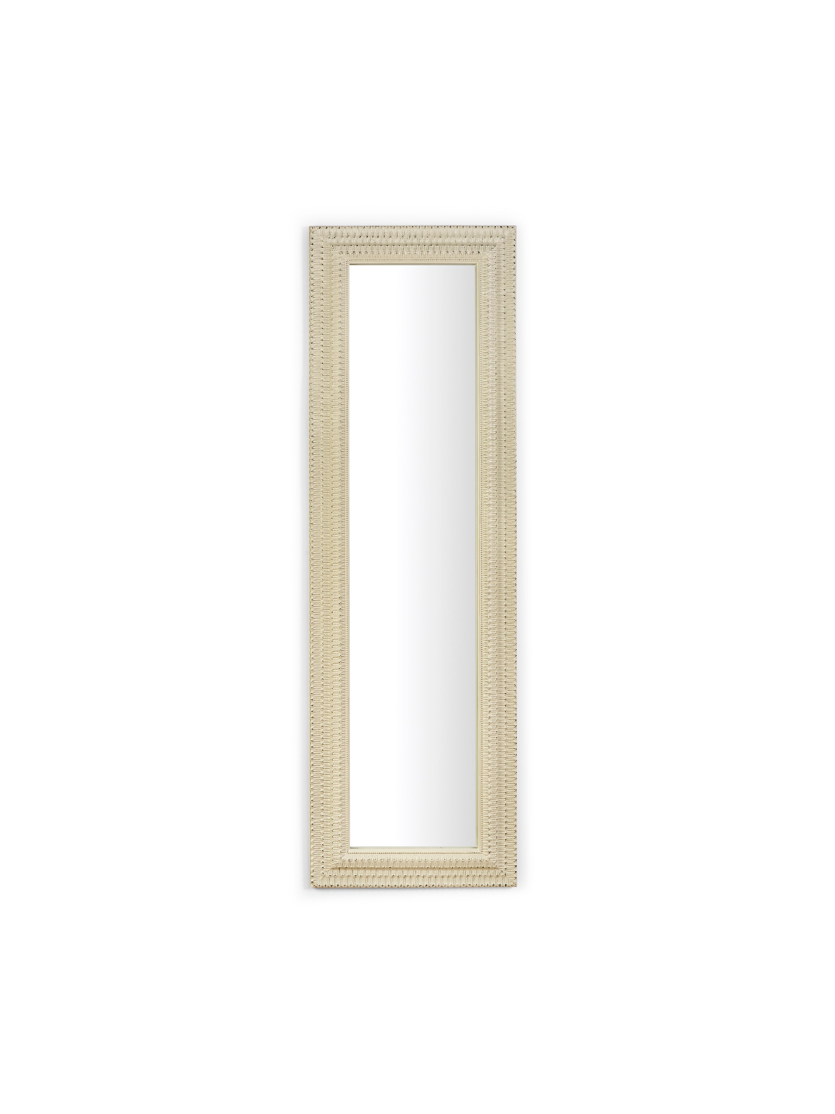 Alanis Rectangular Wall Mirror – White