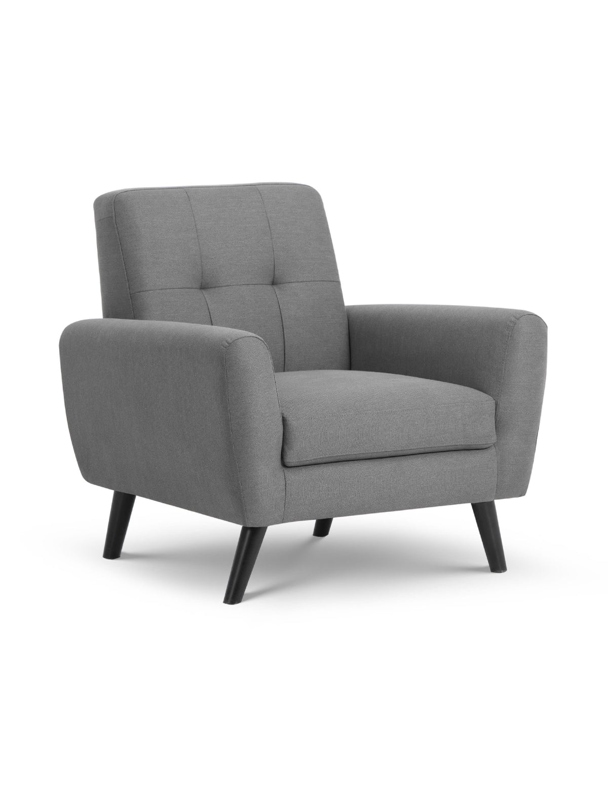 Monza Compact Retro Chair - Grey
