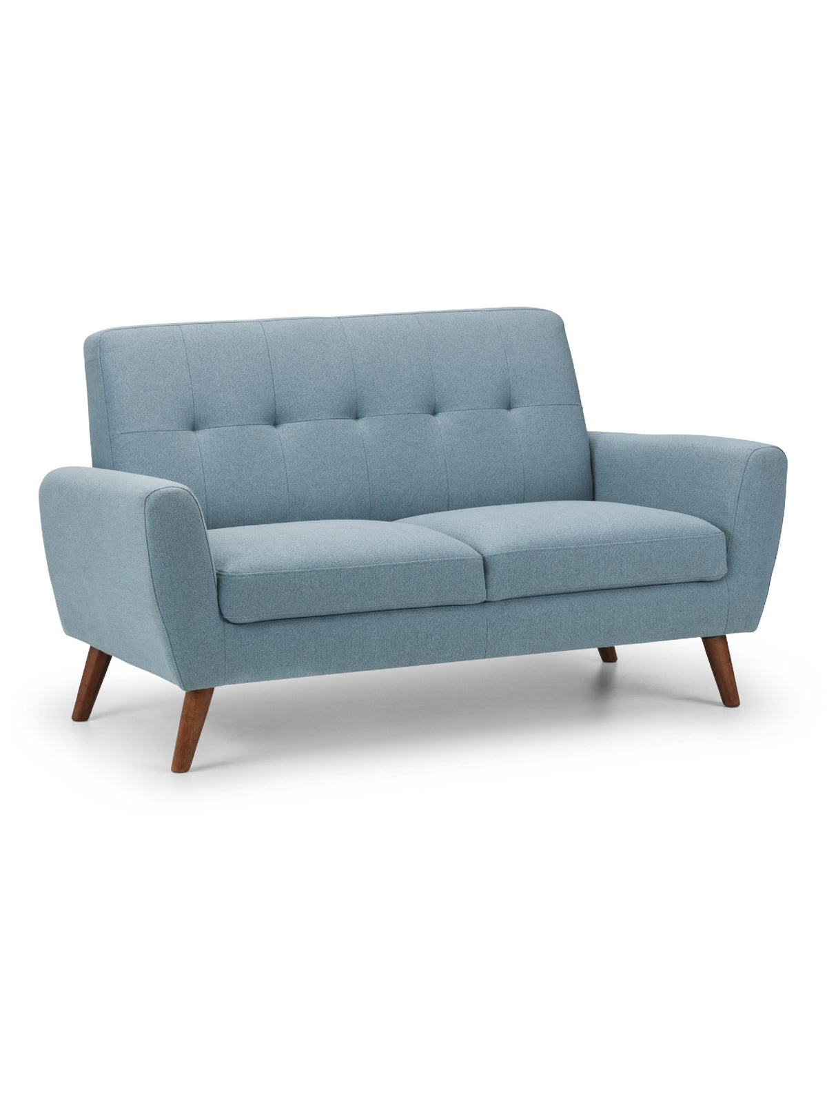 Monza 2 Seater Compact Retro Sofa - Blue