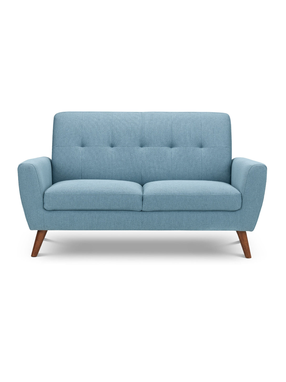 Monza 2 Seater Compact Retro Sofa - Blue