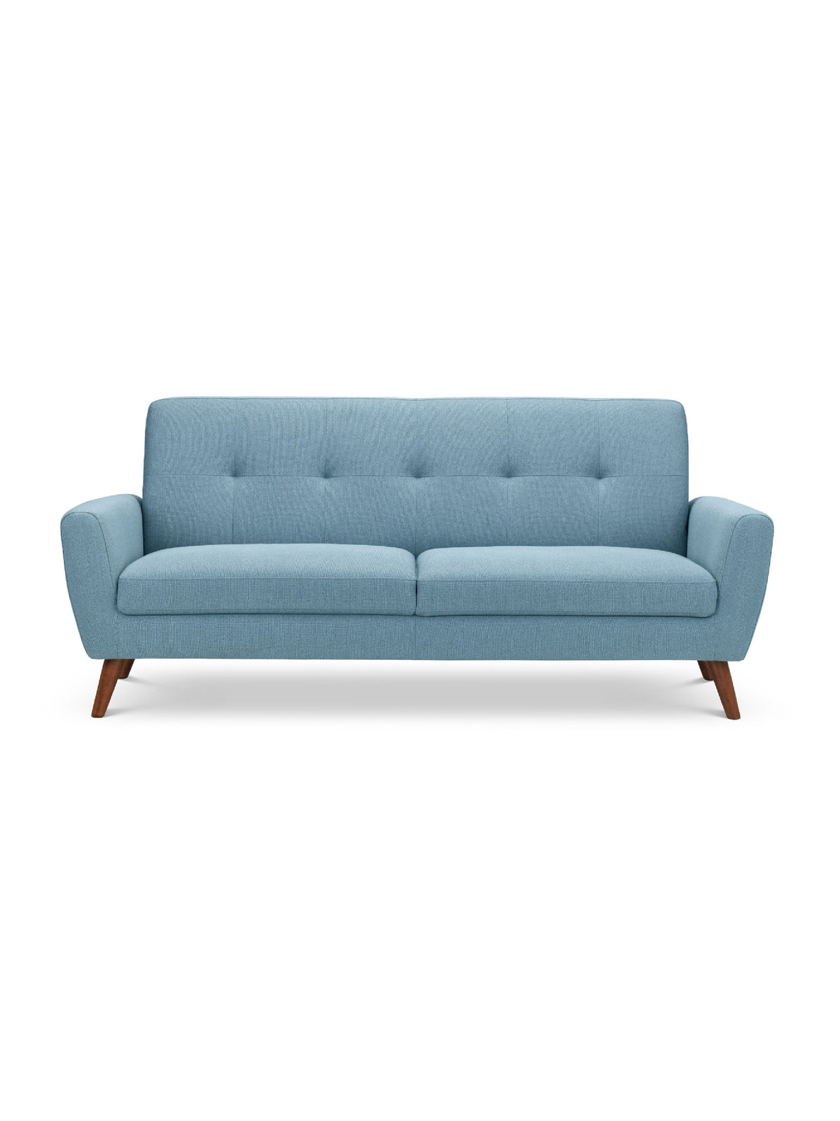 Monza 3 Seater Compact Retro Sofa - Blue