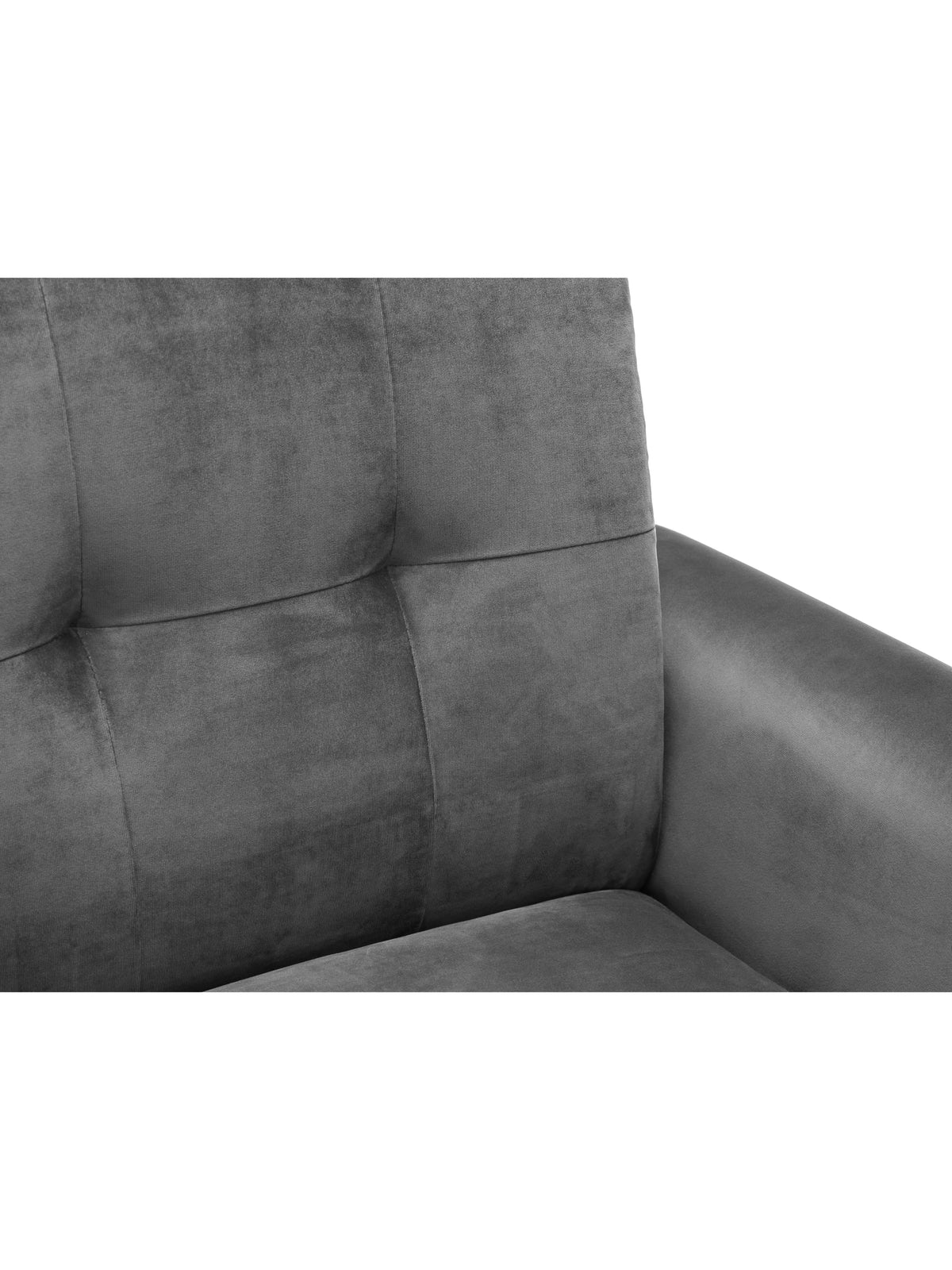 Monza Sofabed In Dark Grey Velvet