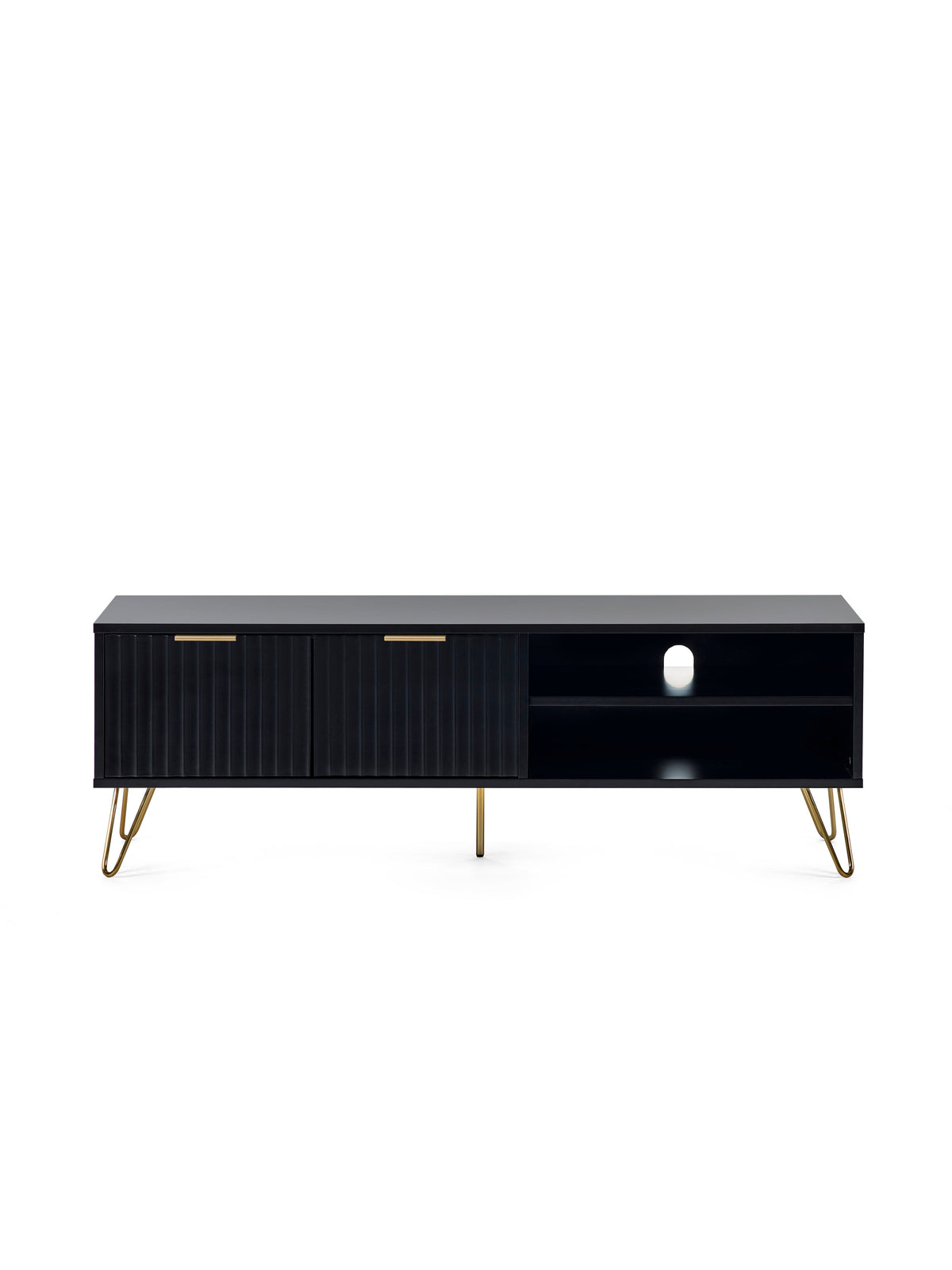 Murano Tv Unit - Matt Black