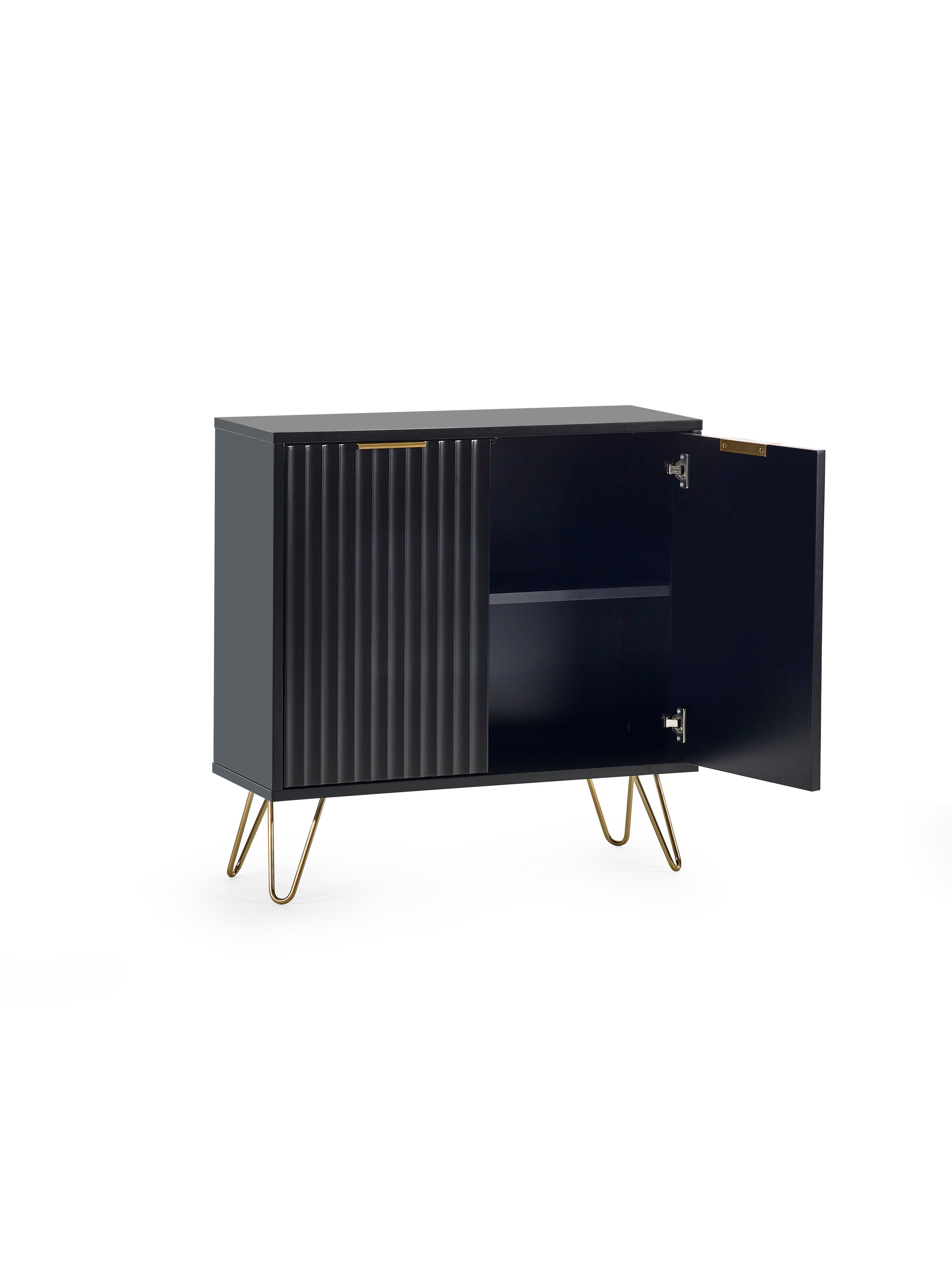 Murano Compact Sideboard – Matt Black