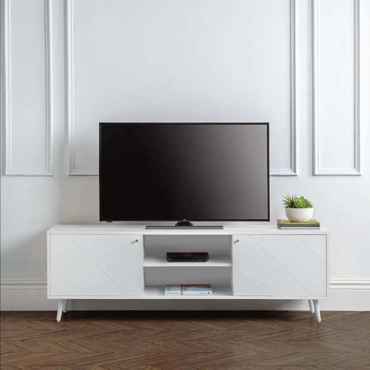 Moritz Tv Unit - White – Julian Bowen, view 2