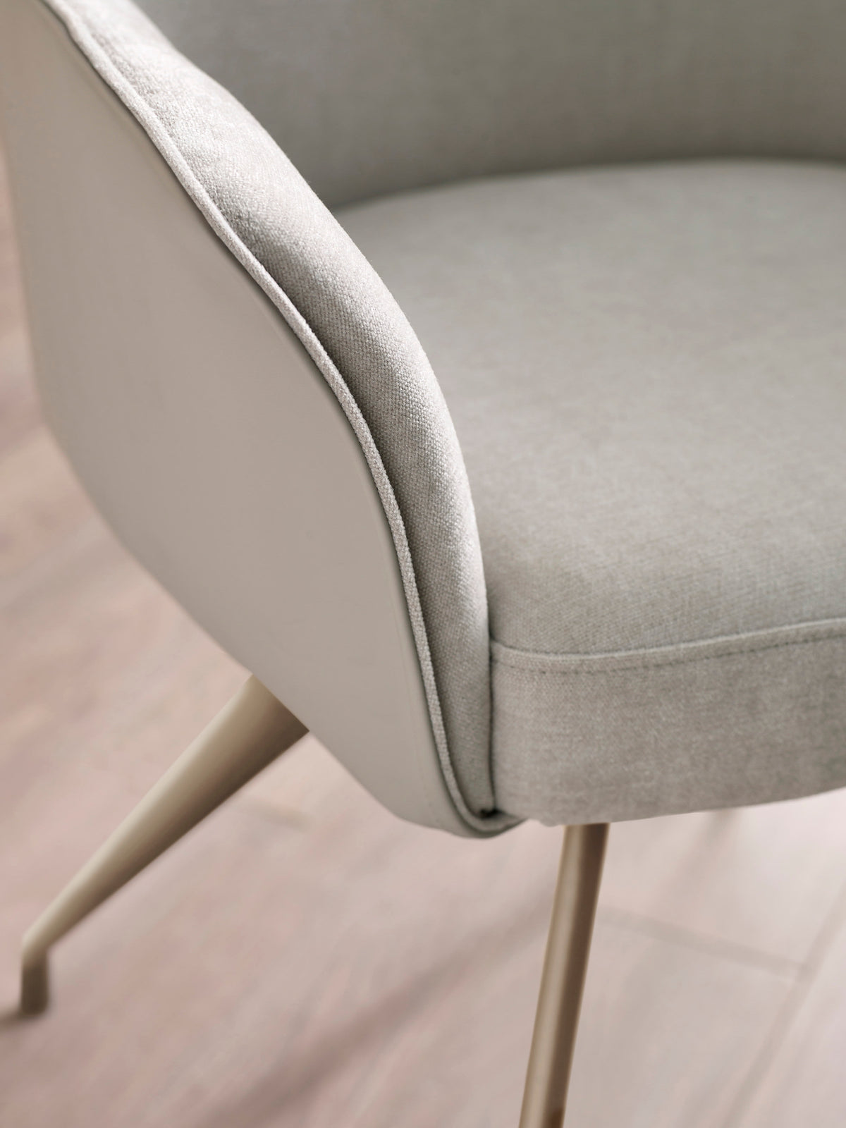 Noah Ivory Fabric Dining Chair