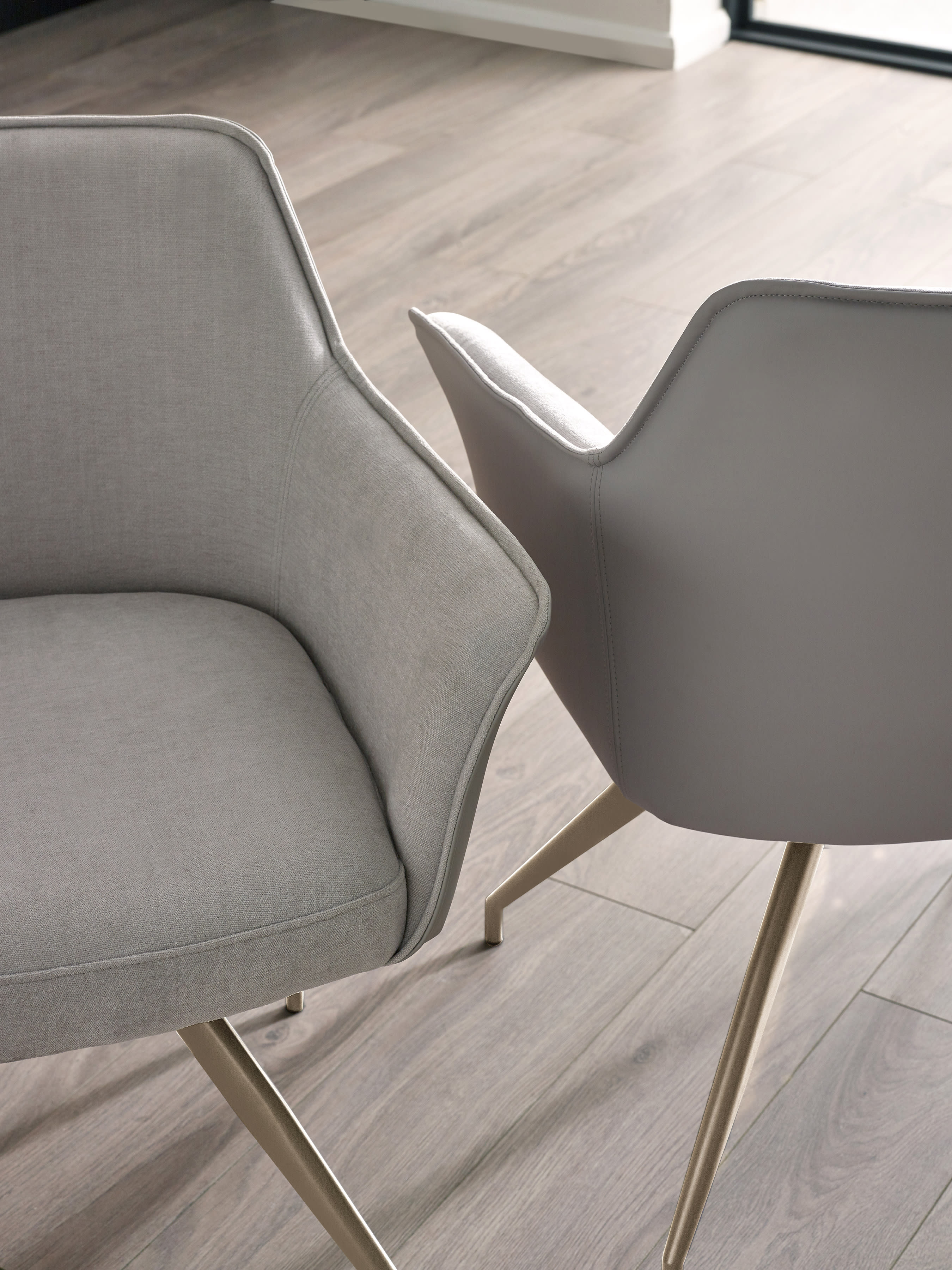 Noah Ivory Fabric Dining Chair