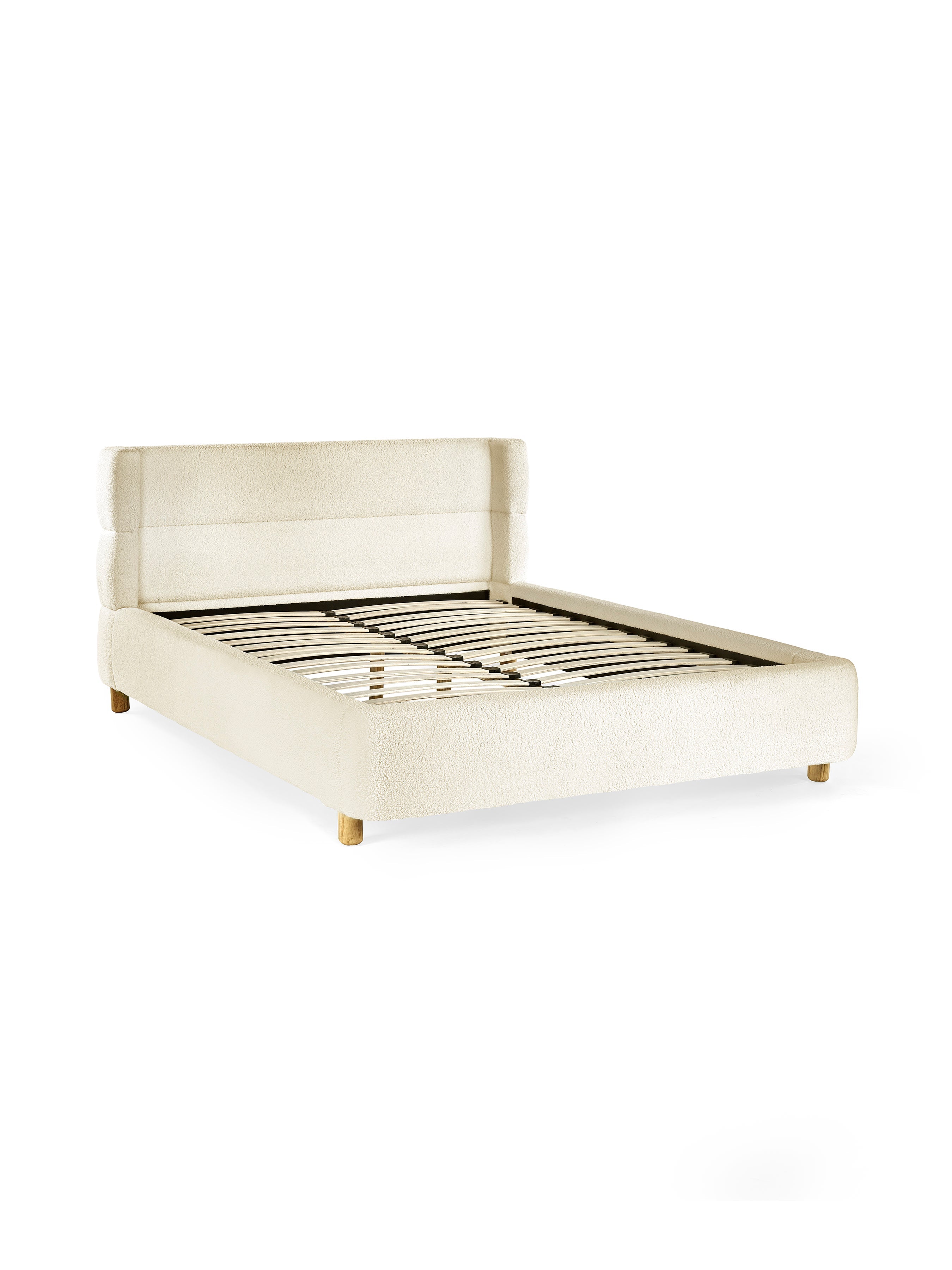 Oberon Boucle Bed Frame – Julian Bowen, view 4
