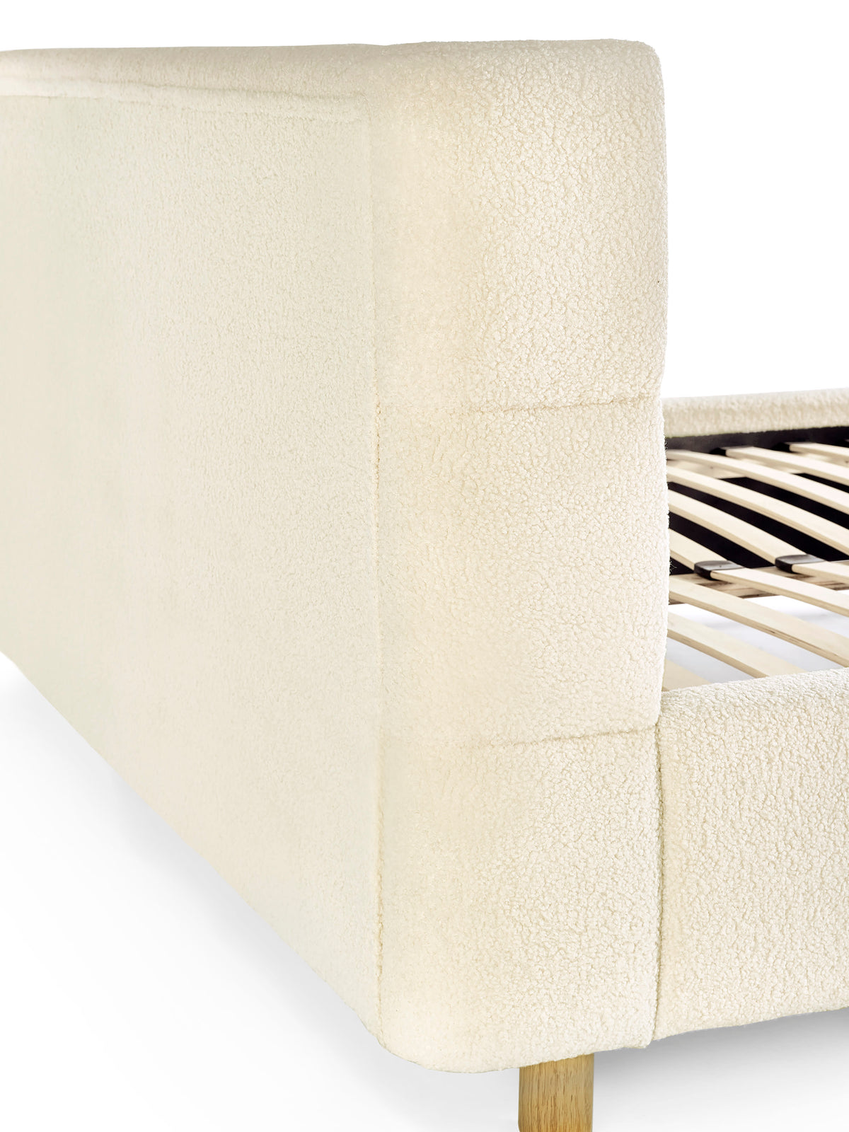 Oberon Boucle Bed Frame