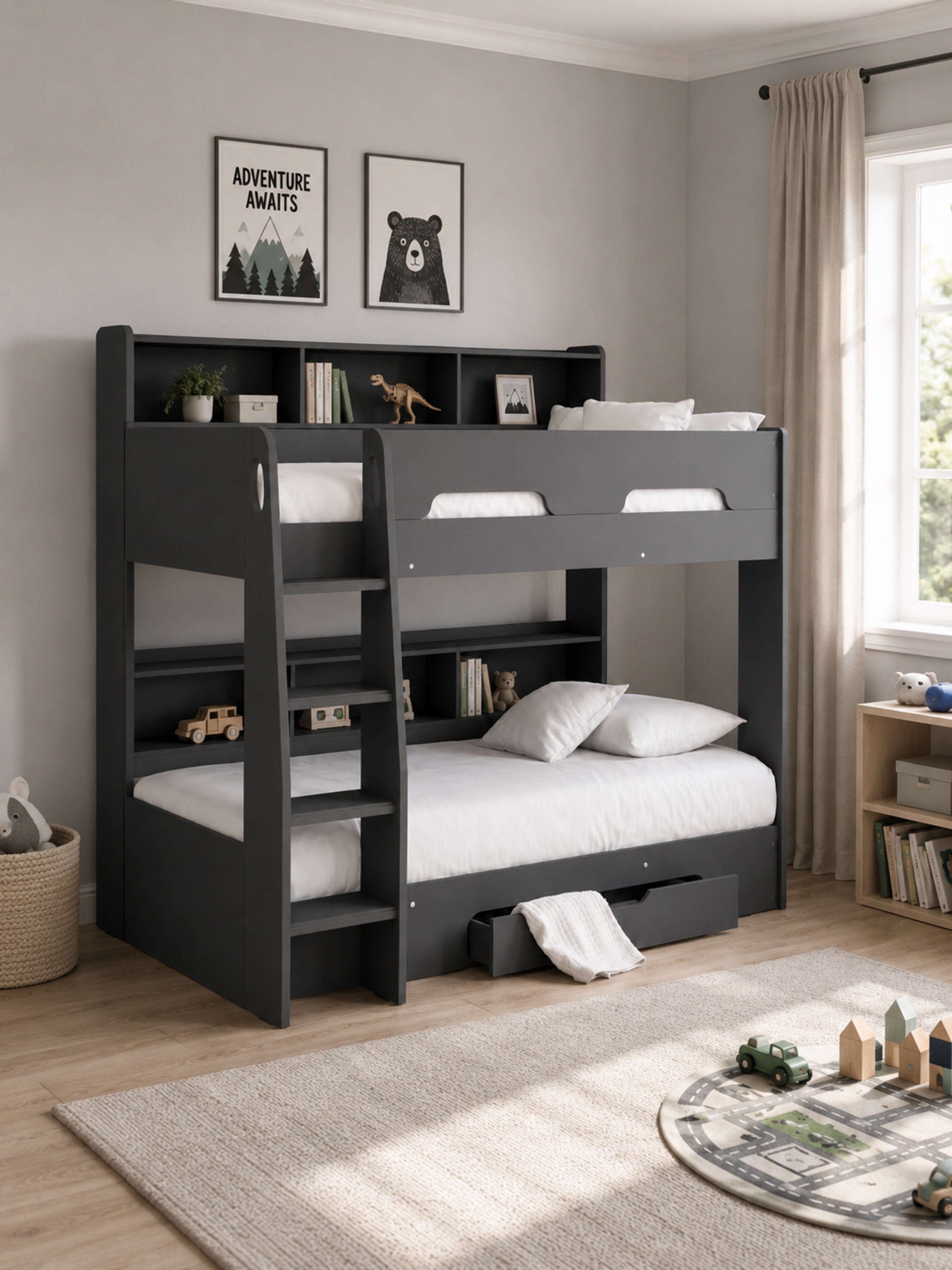 Orion Bunk Bed – Anthracite