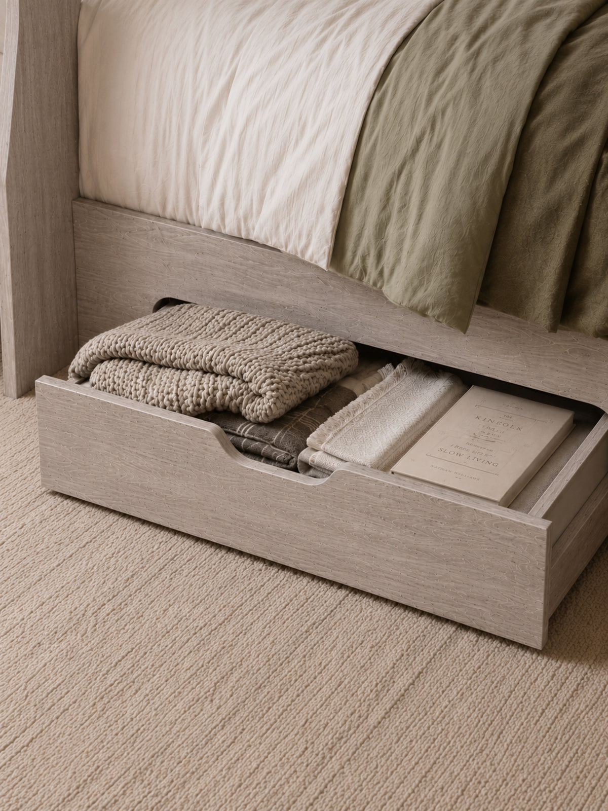 Orion Triple Sleeper Bunk Bed – Grey Oak Effect