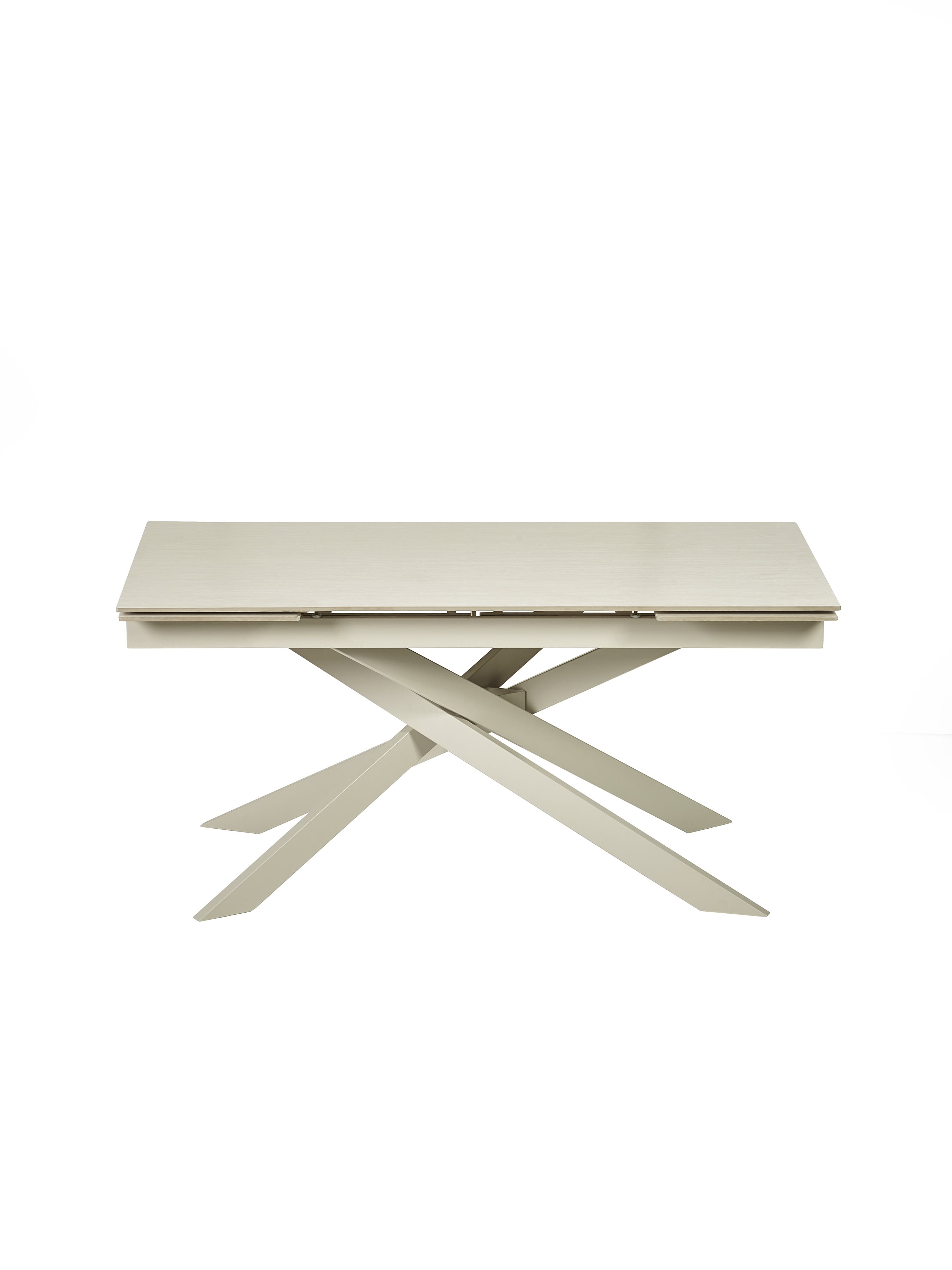 Osaka Stone Effect 160-200cm Rectangular Extending 6-8 Seater Dining Table – Natural Stone Effect