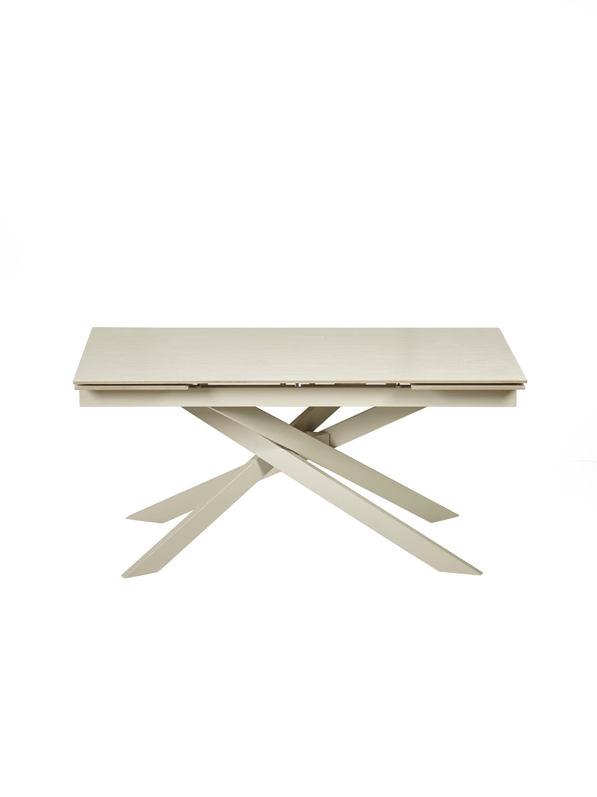 Osaka Stone Effect 160-200cm Rectangular Extending 6-8 Seater Dining Table – Natural Stone Effect
