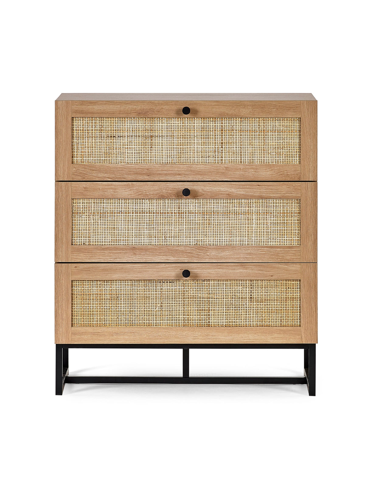 Padstow 3 Drawer Chest - Oak