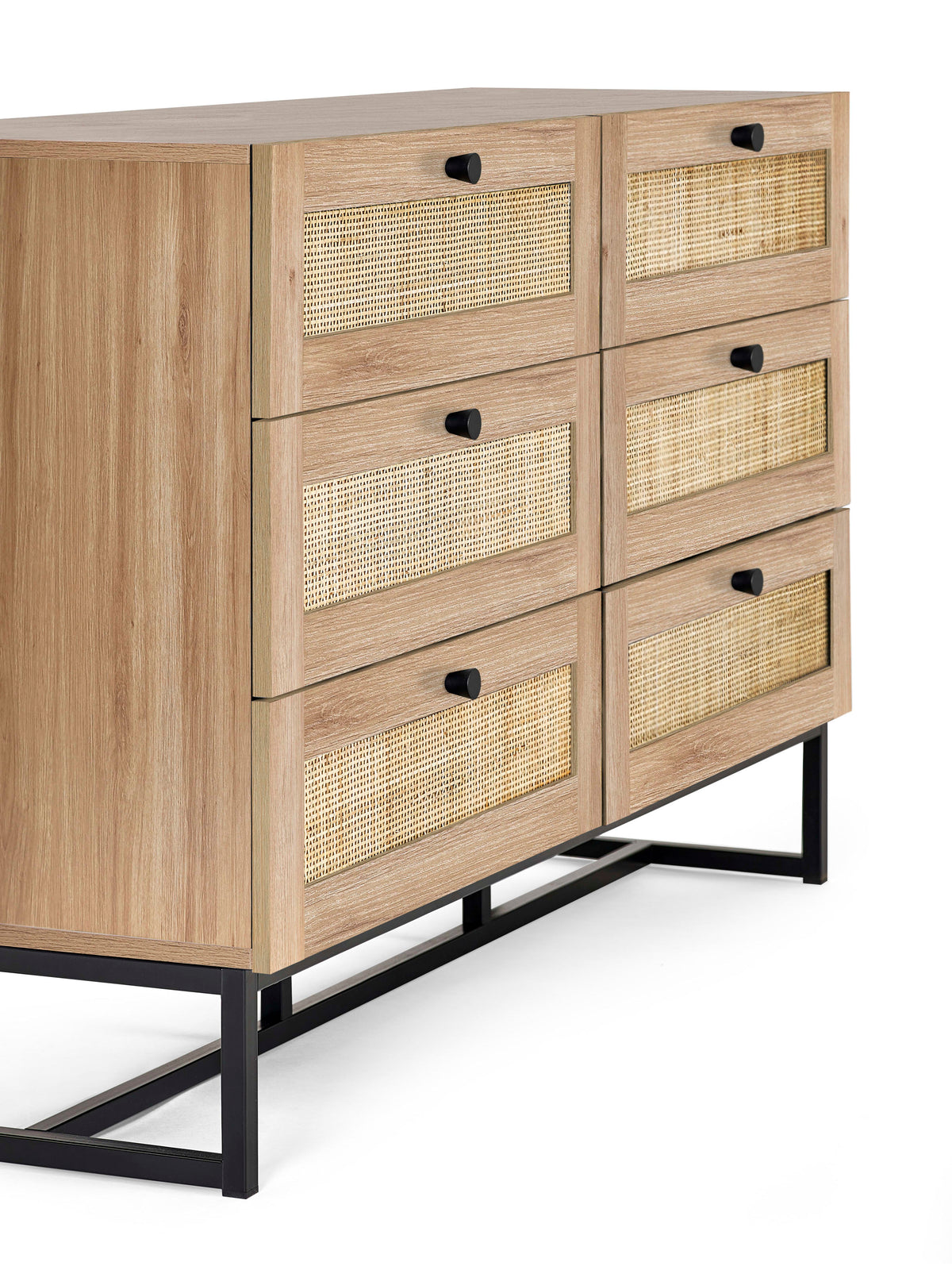 Padstow 6 Drawer Chest - Oak