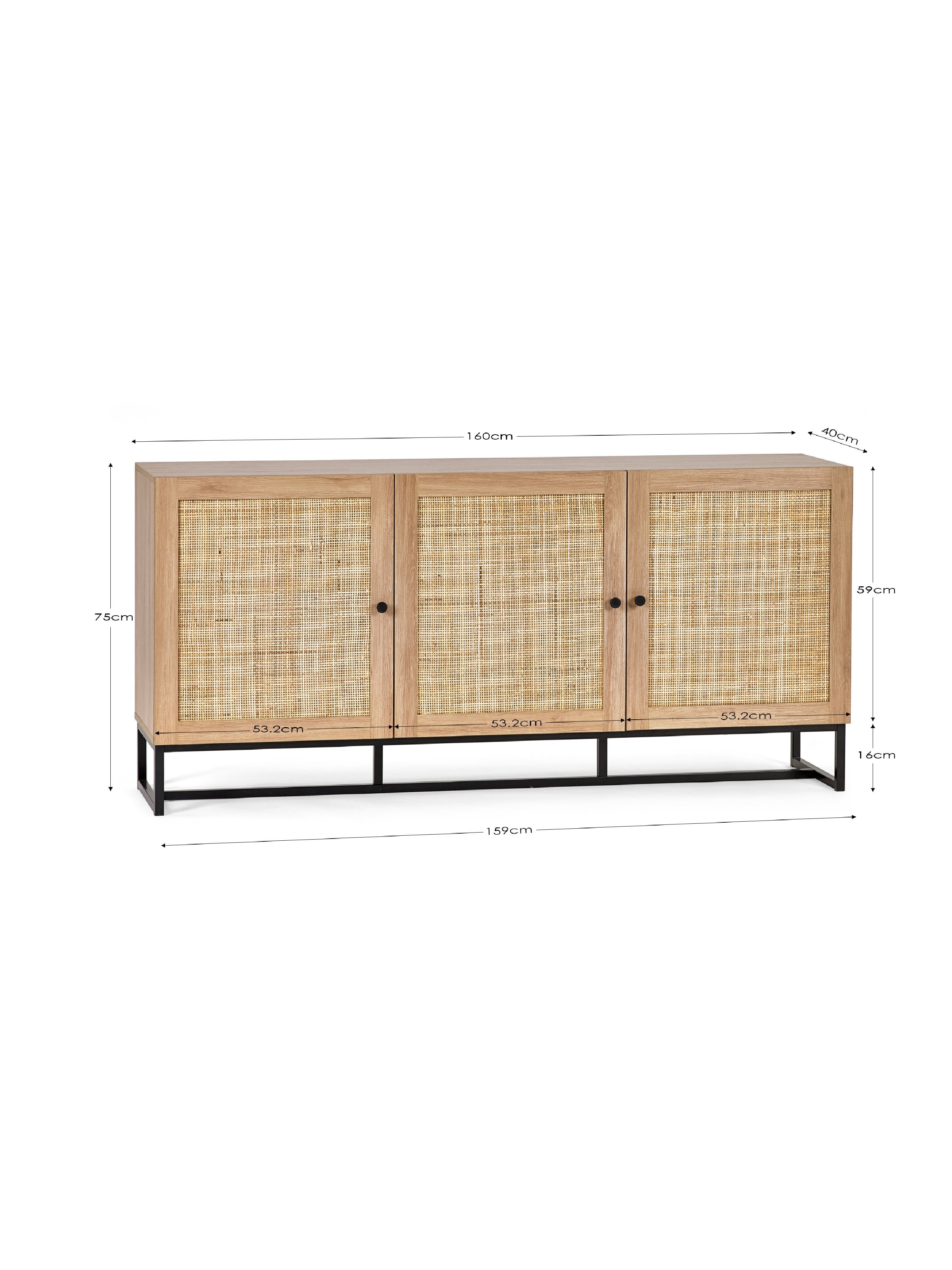 Padstow Sideboard – Oak – Oak Effect